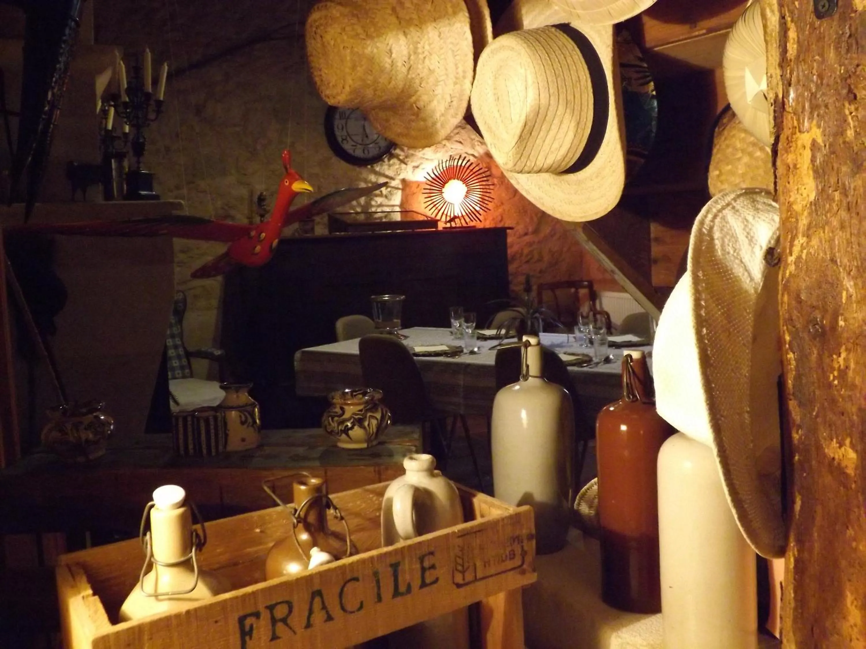Dining area in La Girondine