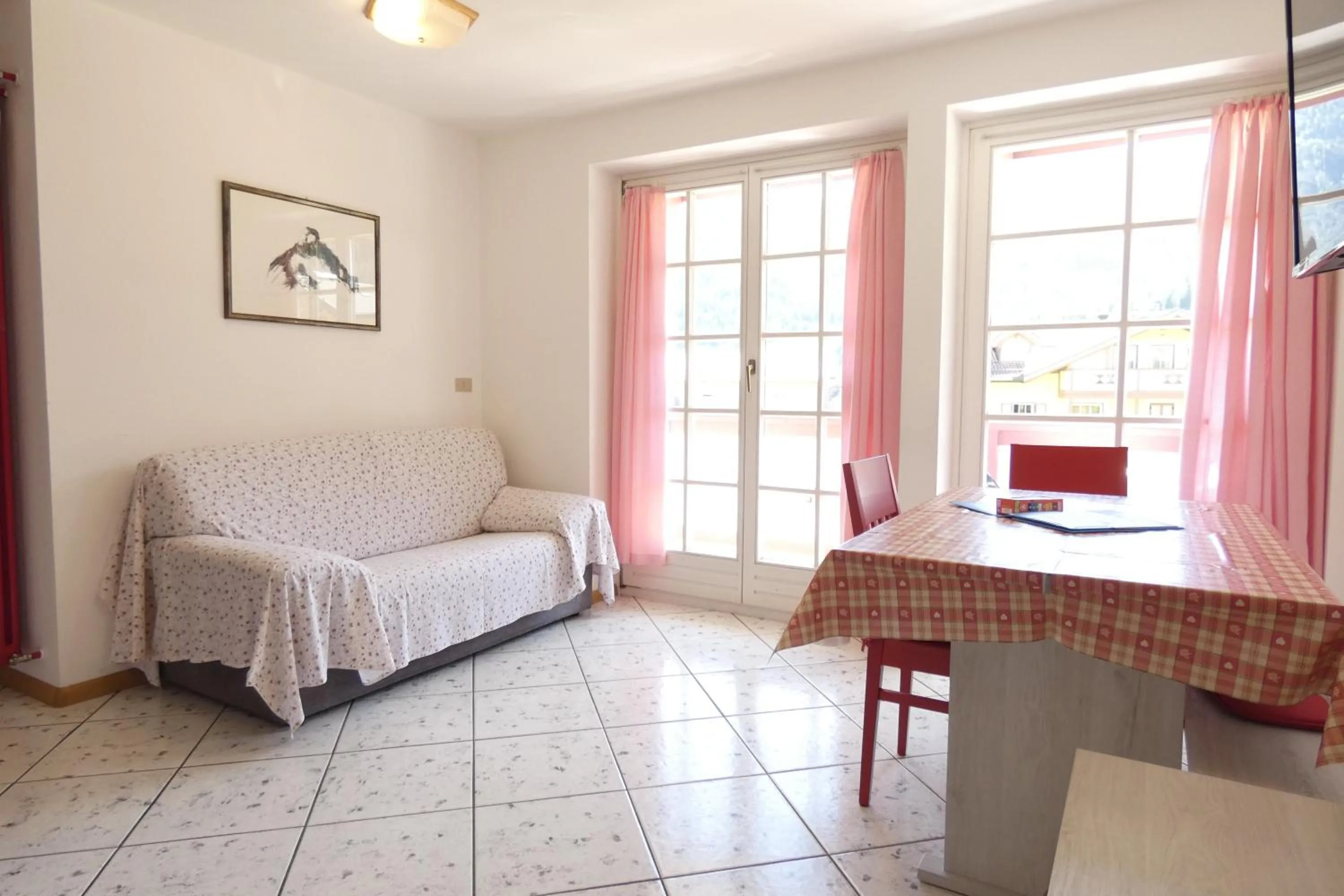 Kitchen or kitchenette, Bed in Casa Azzurra