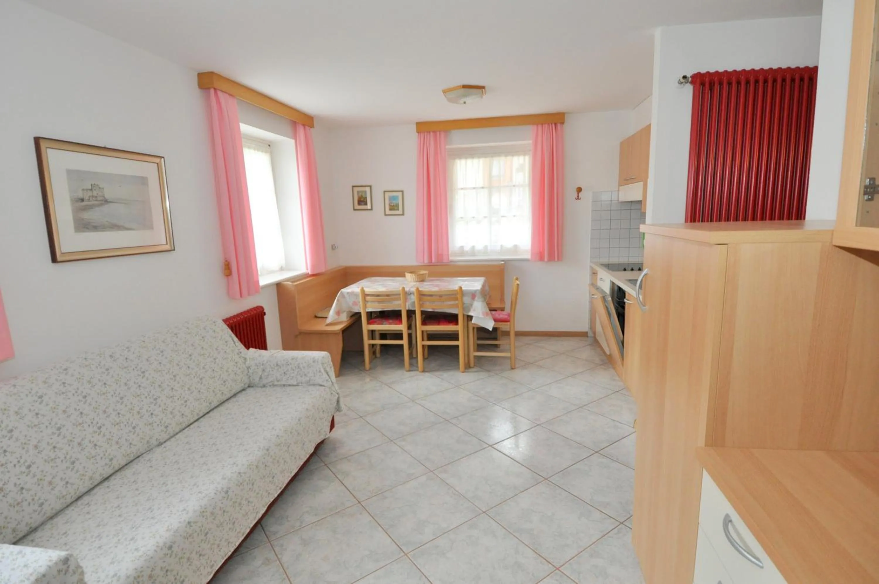 Kitchen or kitchenette, Bed in Casa Azzurra