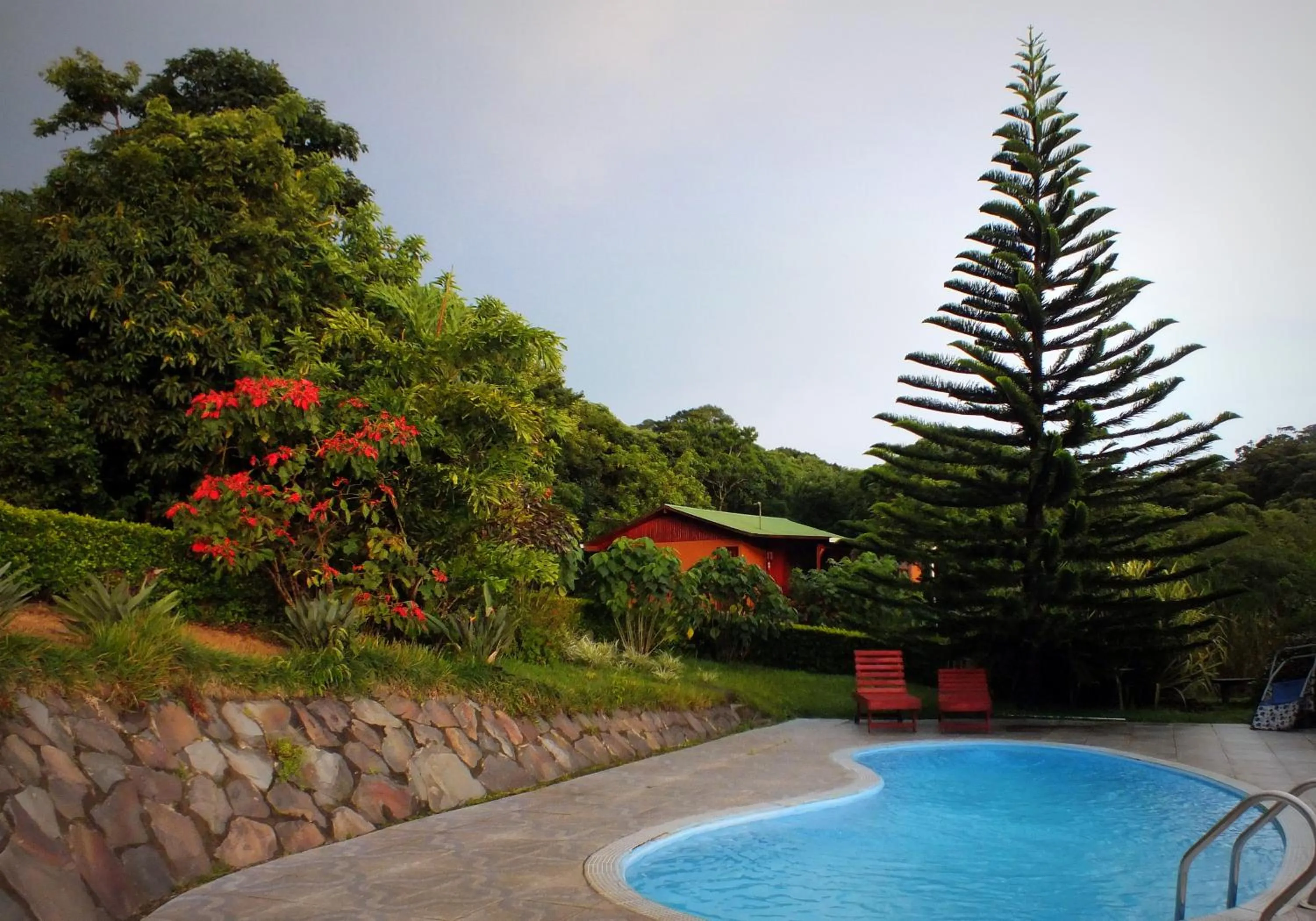 Facade/entrance in Cabañas La Pradera