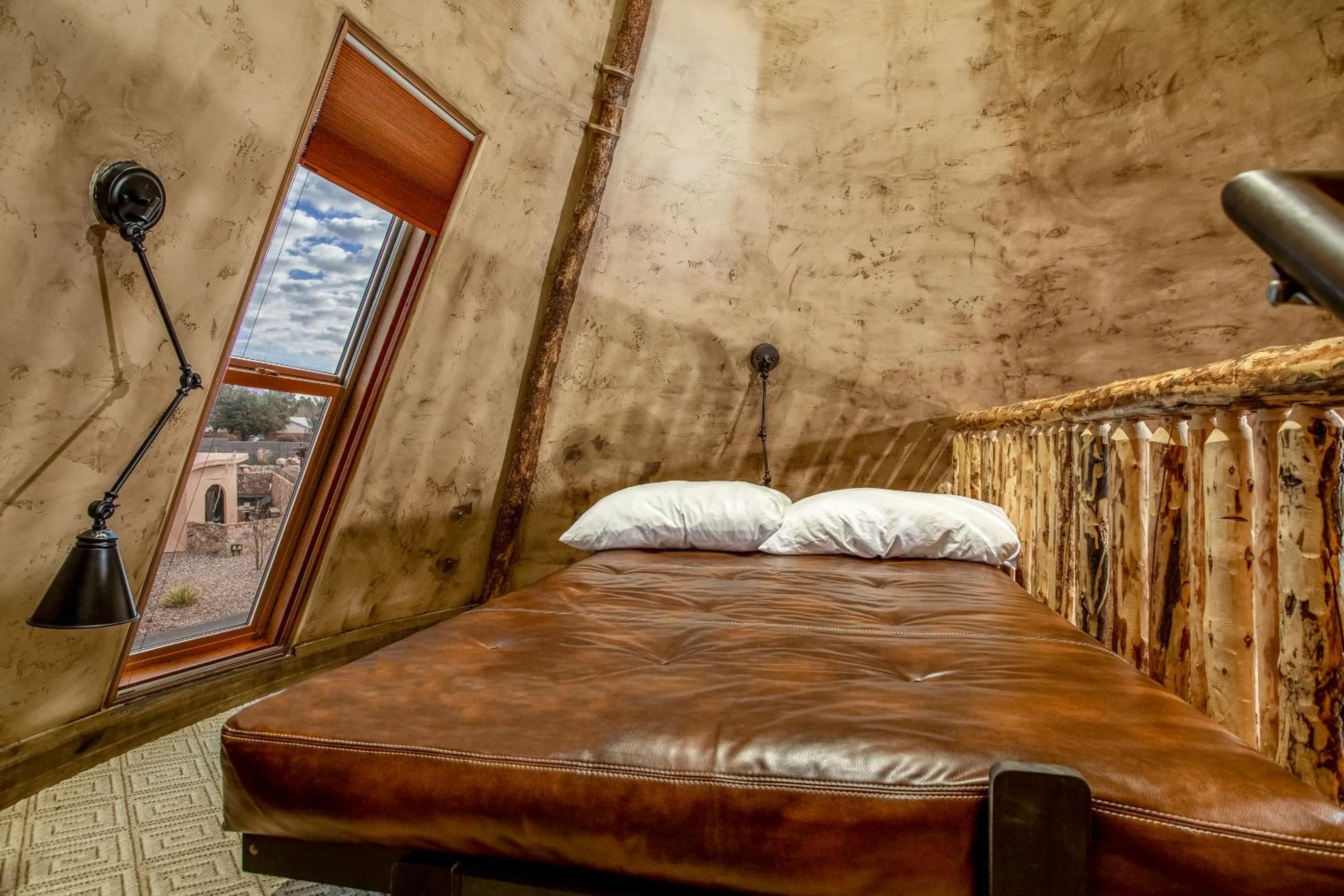 Bed in Zion White Bison Glamping & RV Resort