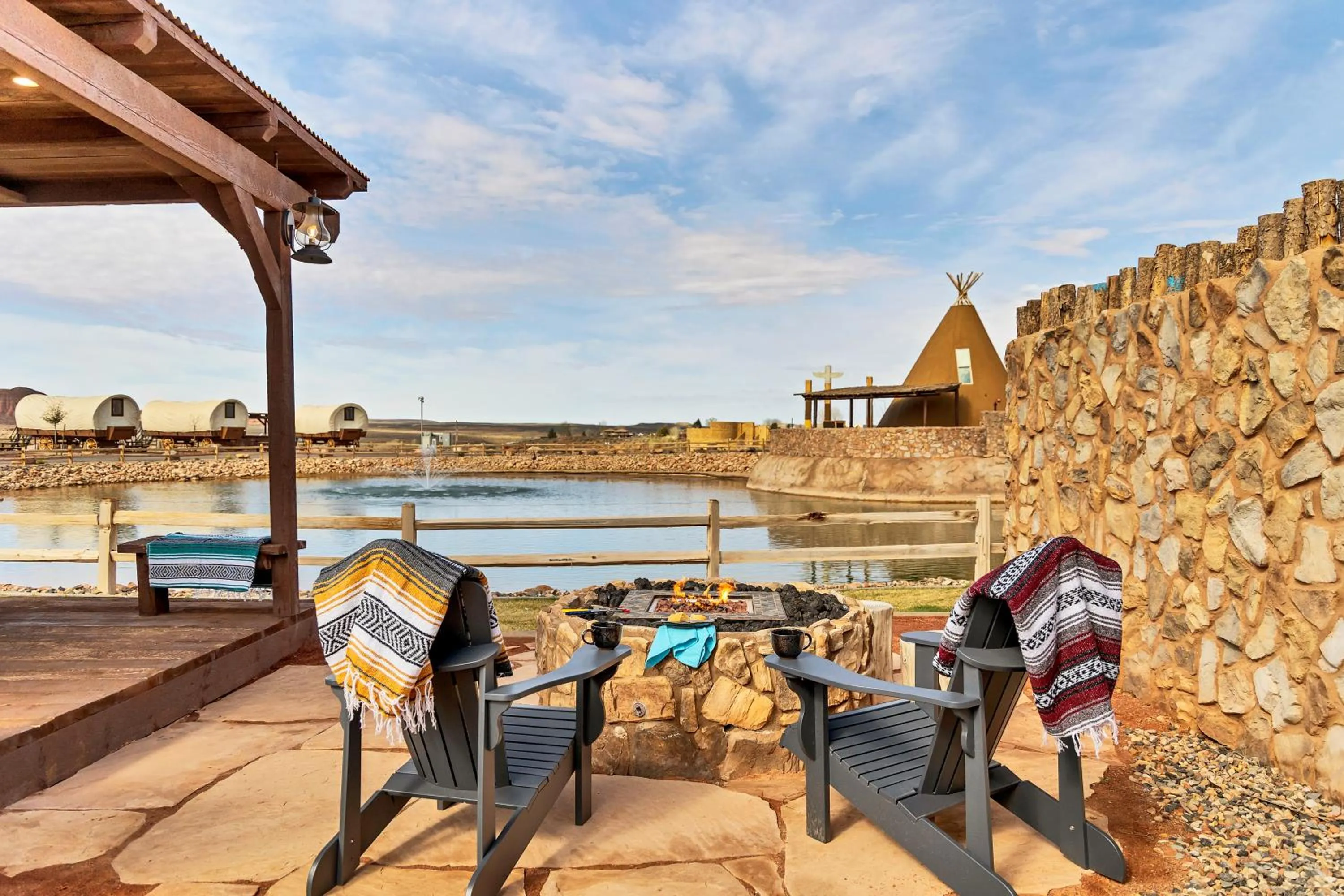 Property building in Zion White Bison Glamping & RV Resort