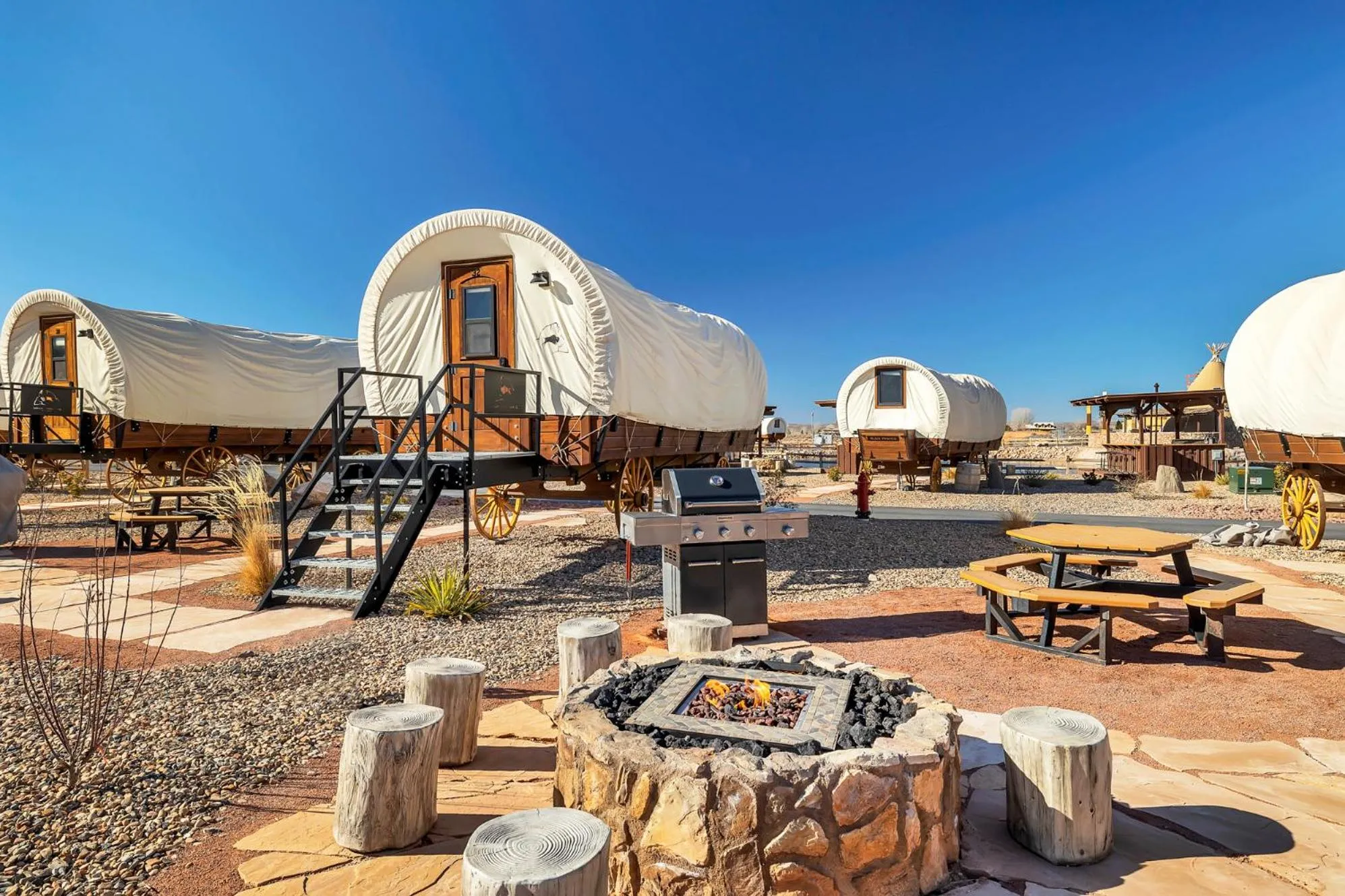 Property building in Zion White Bison Glamping & RV Resort