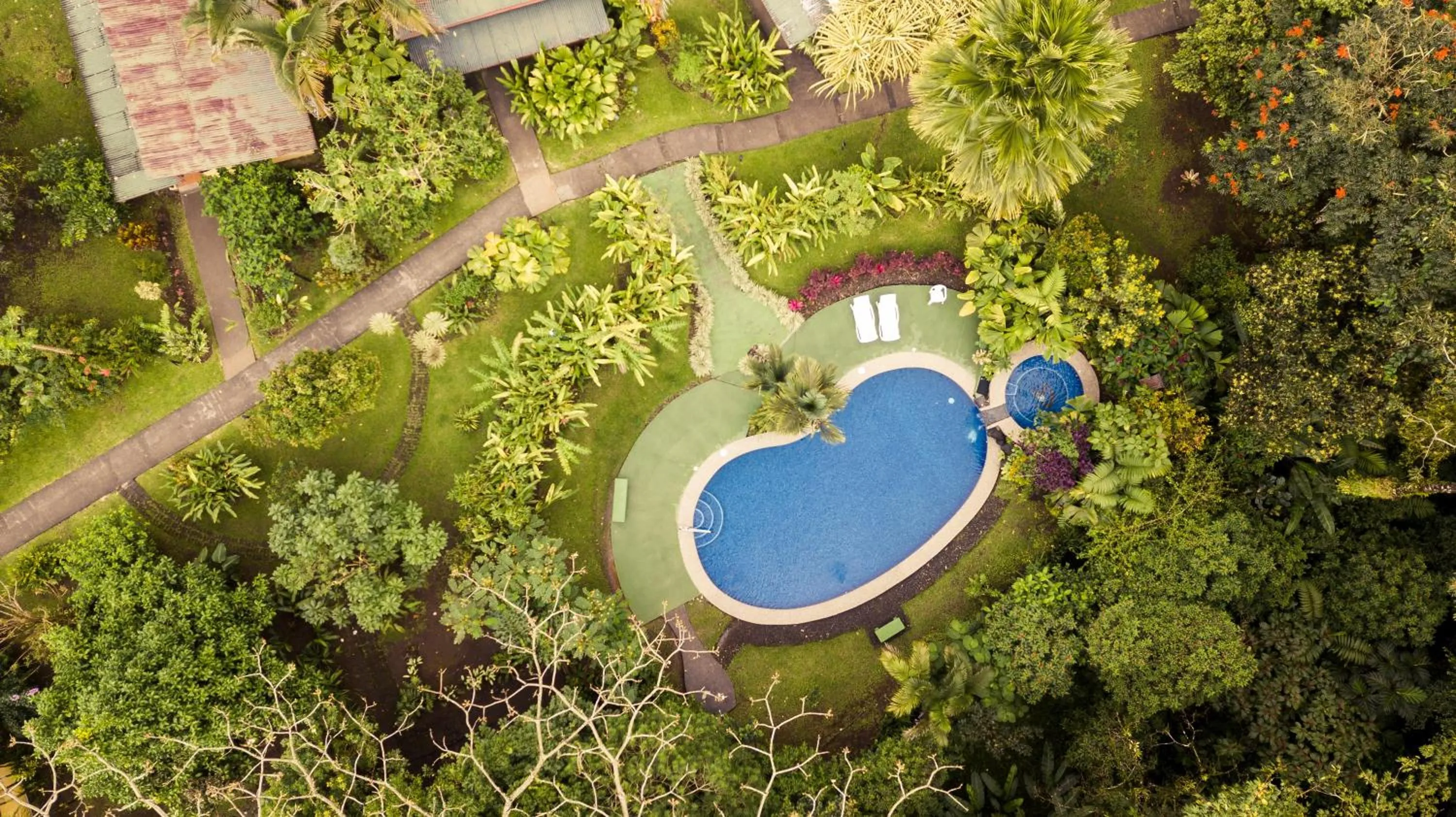 Swimming pool in Catarata Eco Lodge