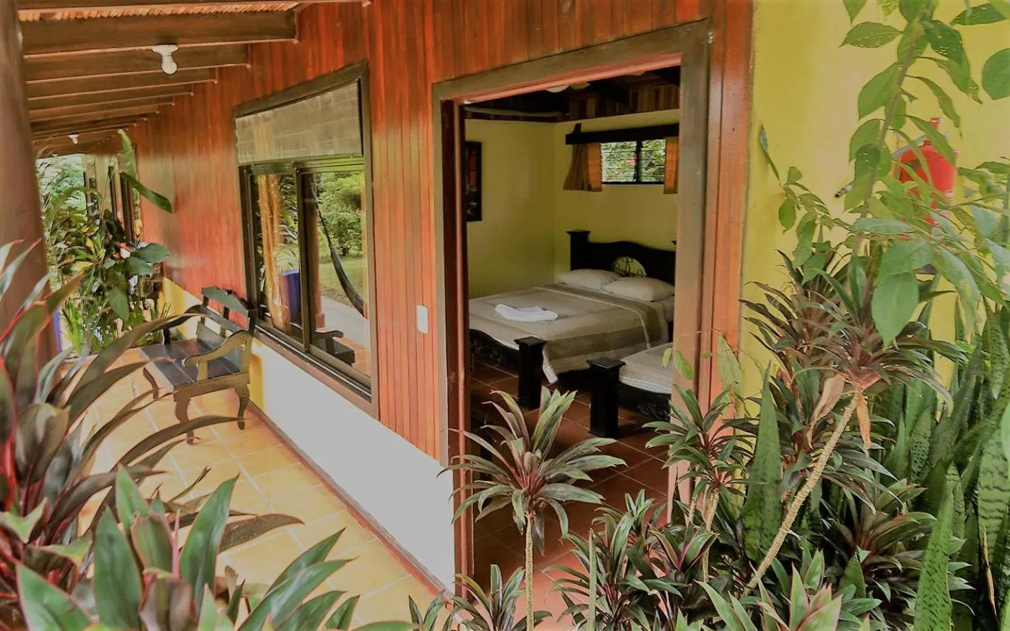 Bed in Catarata Eco Lodge