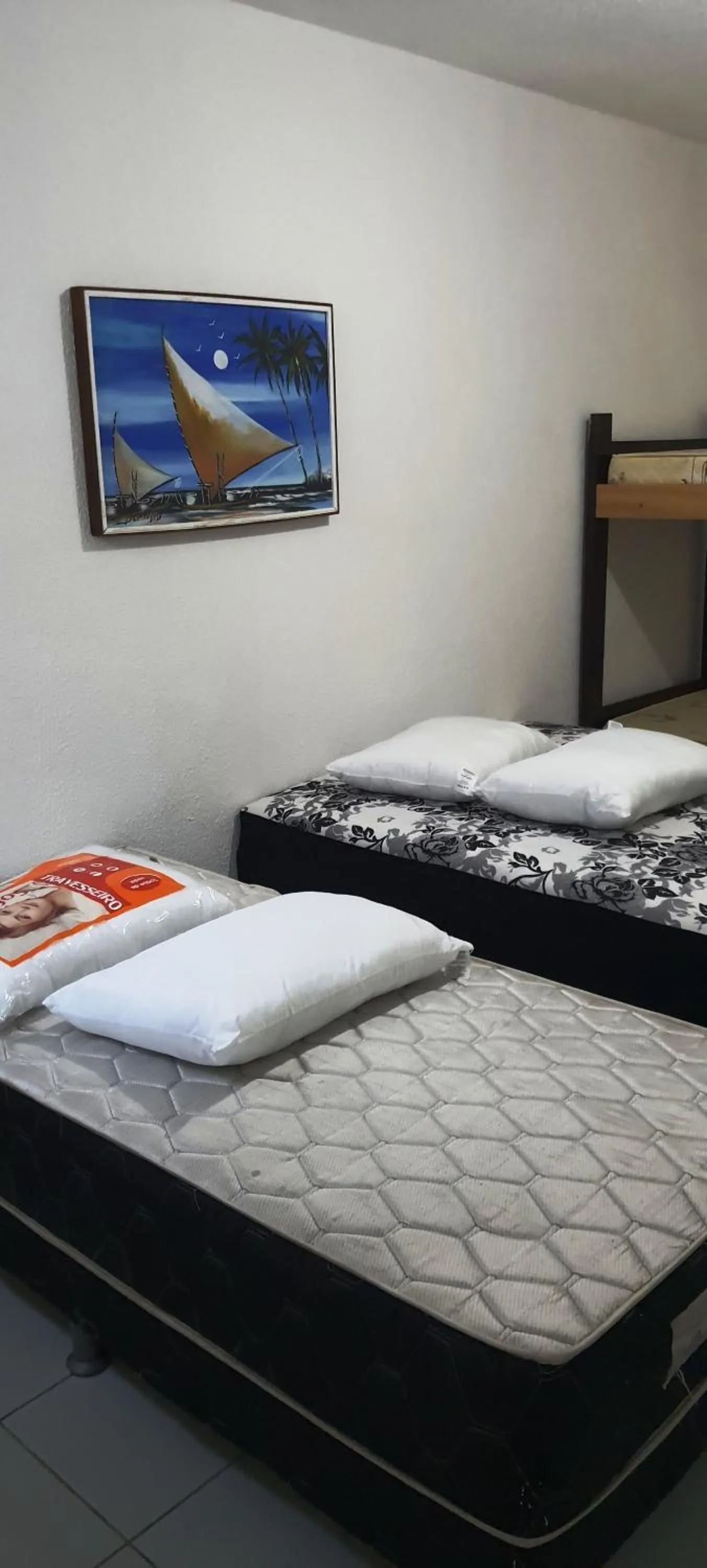 Bed in Pousada Savoy