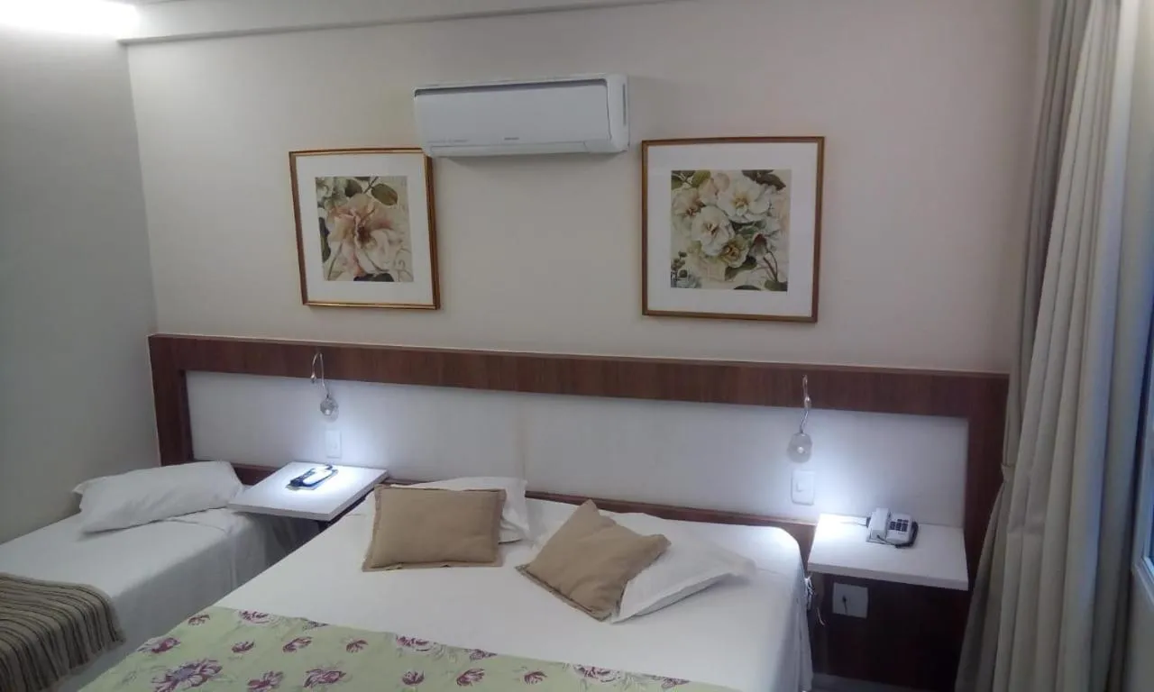 Bed in Lirio D'Água Hotel