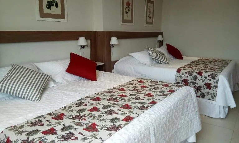 Bed in Lirio D'Água Hotel