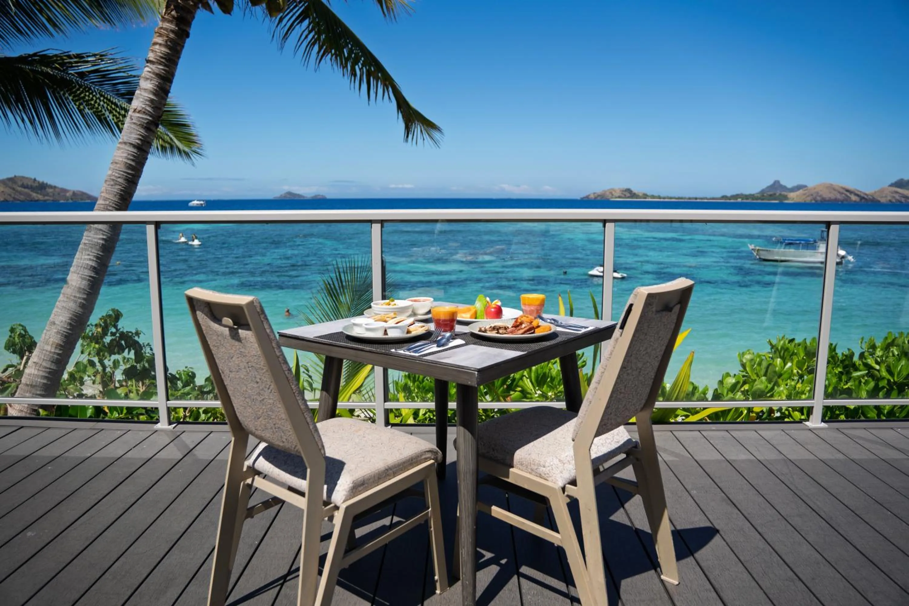 Breakfast in Sheraton Resort & Spa, Tokoriki Island, Fiji