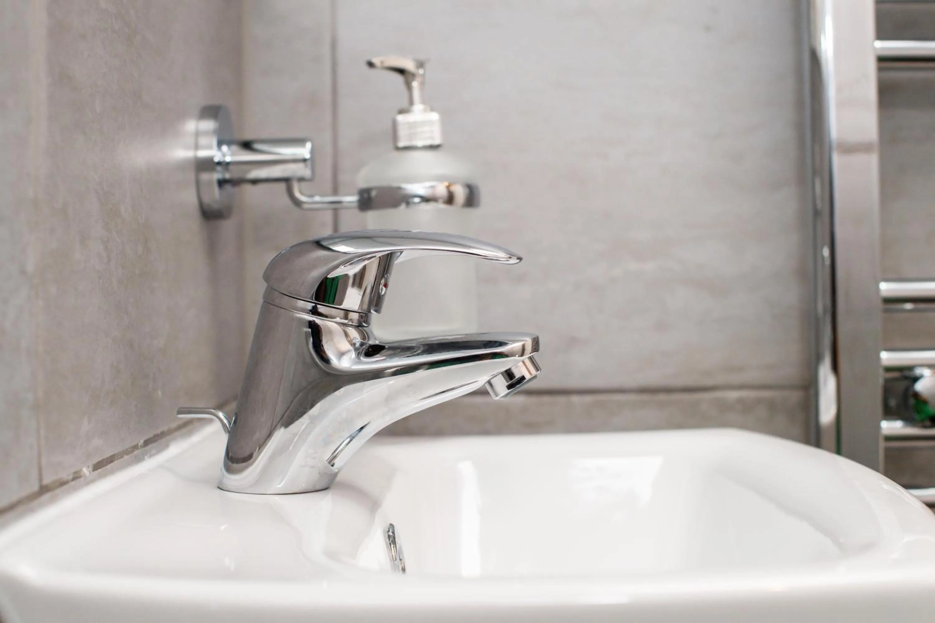 Bathroom in Five Seasons Liverpool City - Modern Studios near Anfield