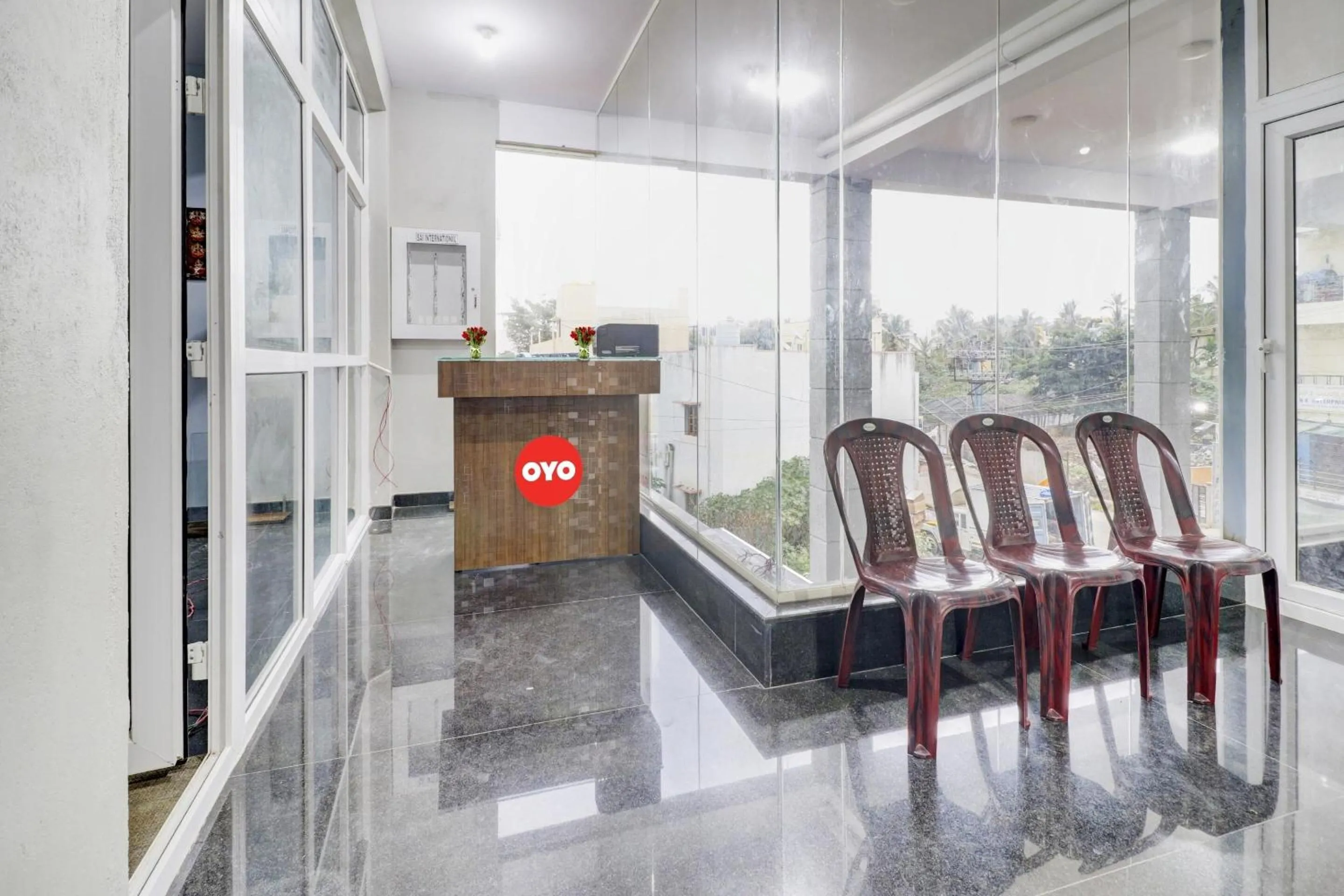 Lobby or reception in Hotel O BS Residency
