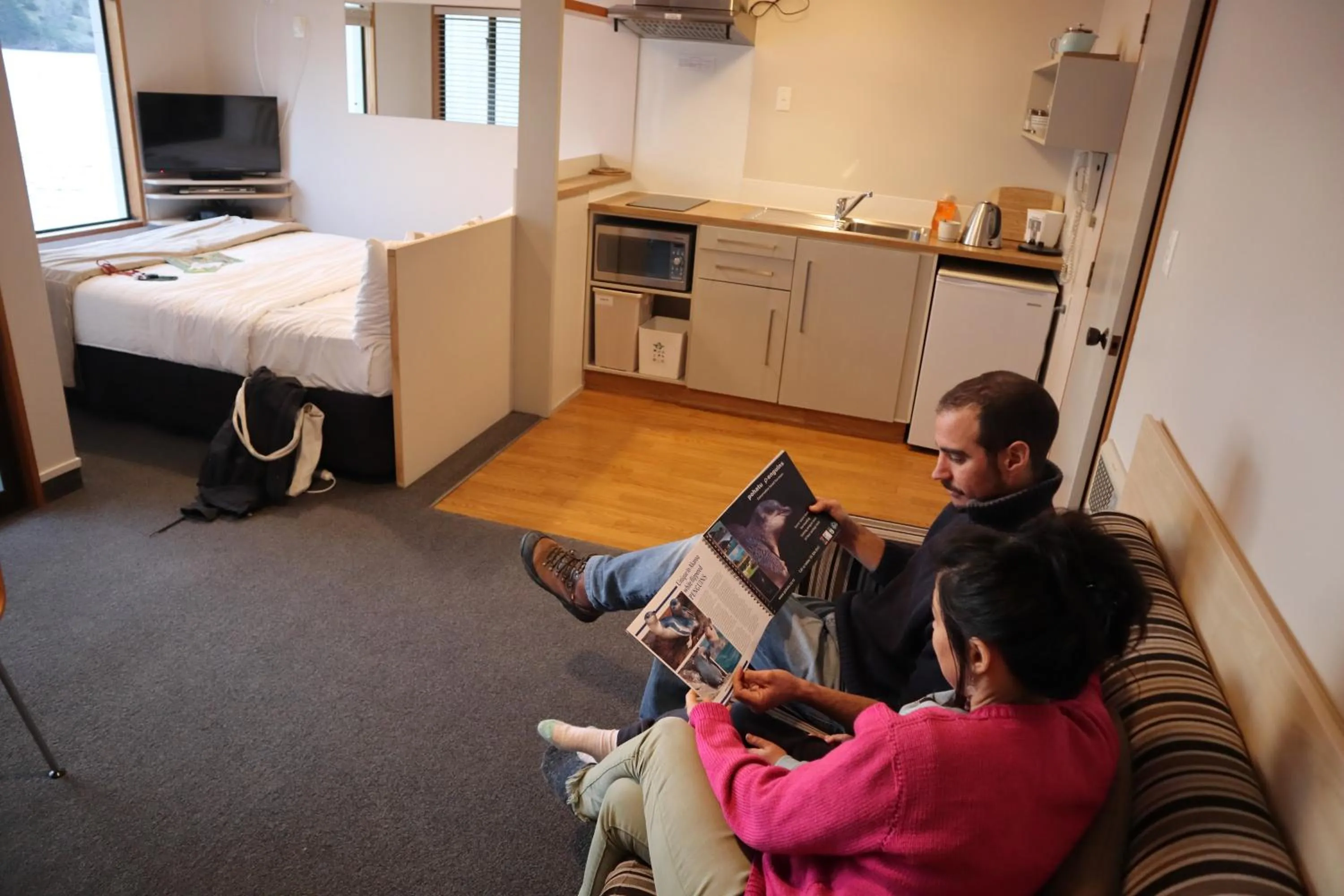 Bedroom in Akaroa Waterfront Motels