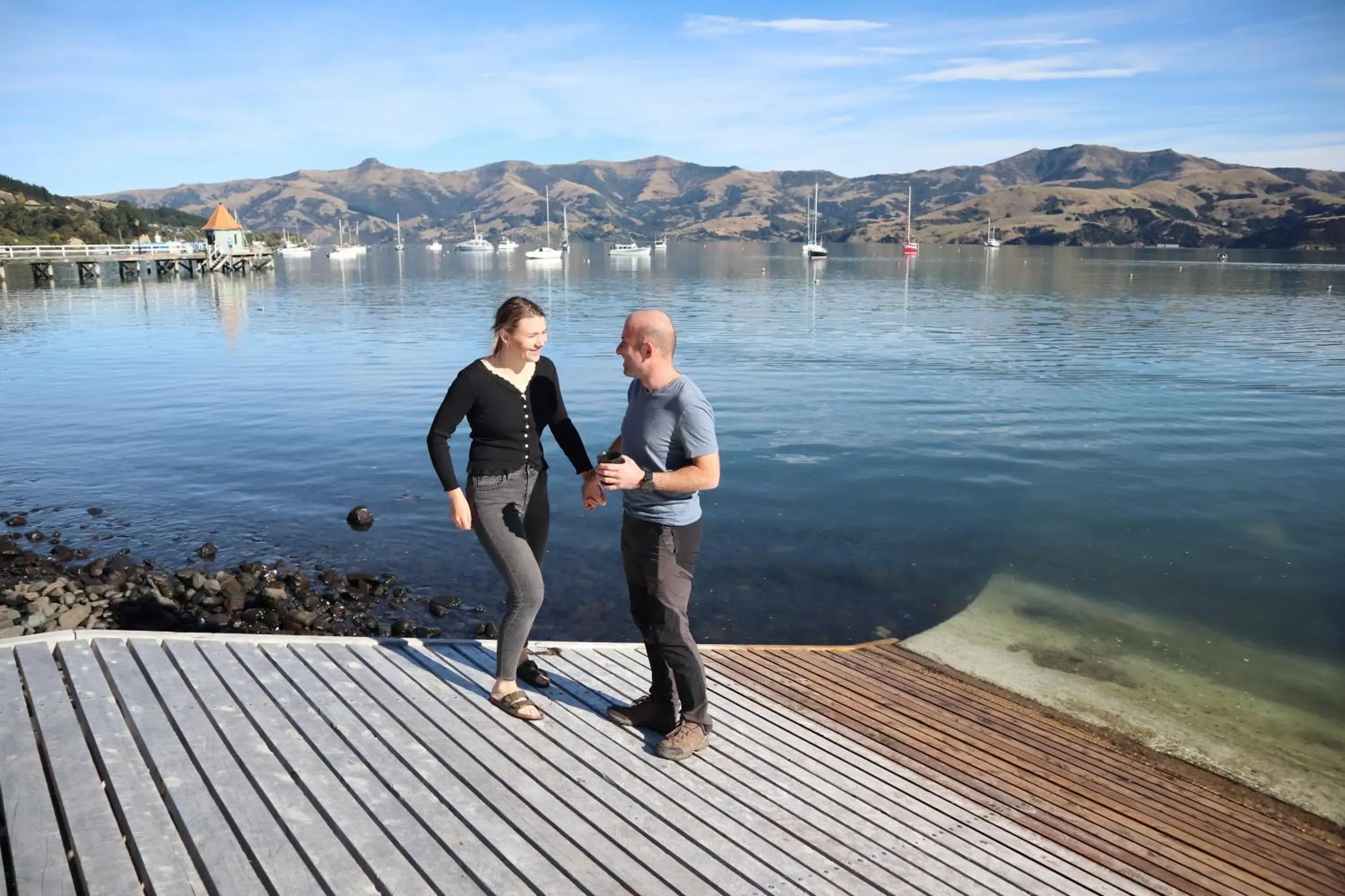 Property building in Akaroa Waterfront Motels Property building in Akaroa Waterfront Motels