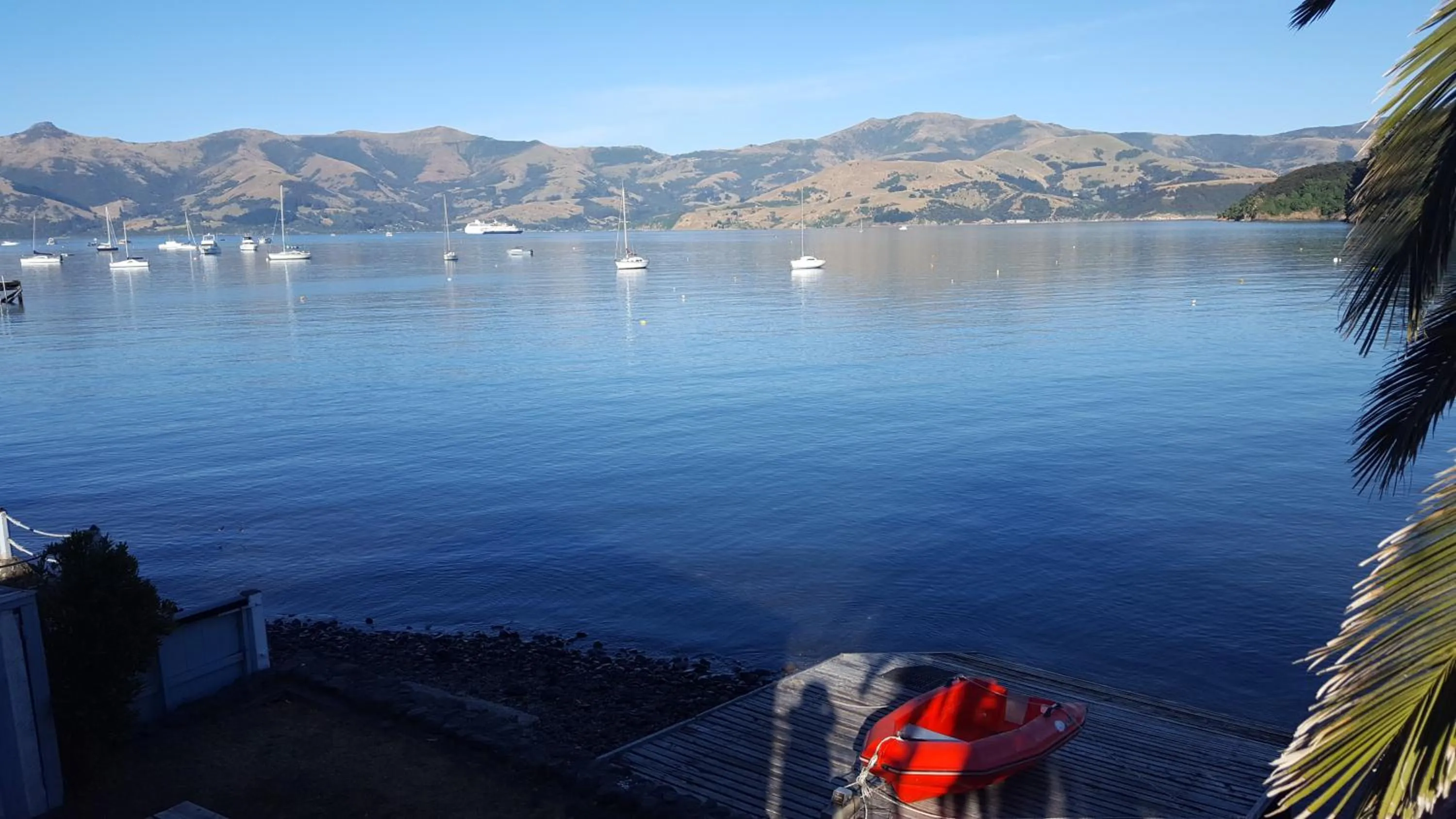 Sea view in Akaroa Waterfront Motels