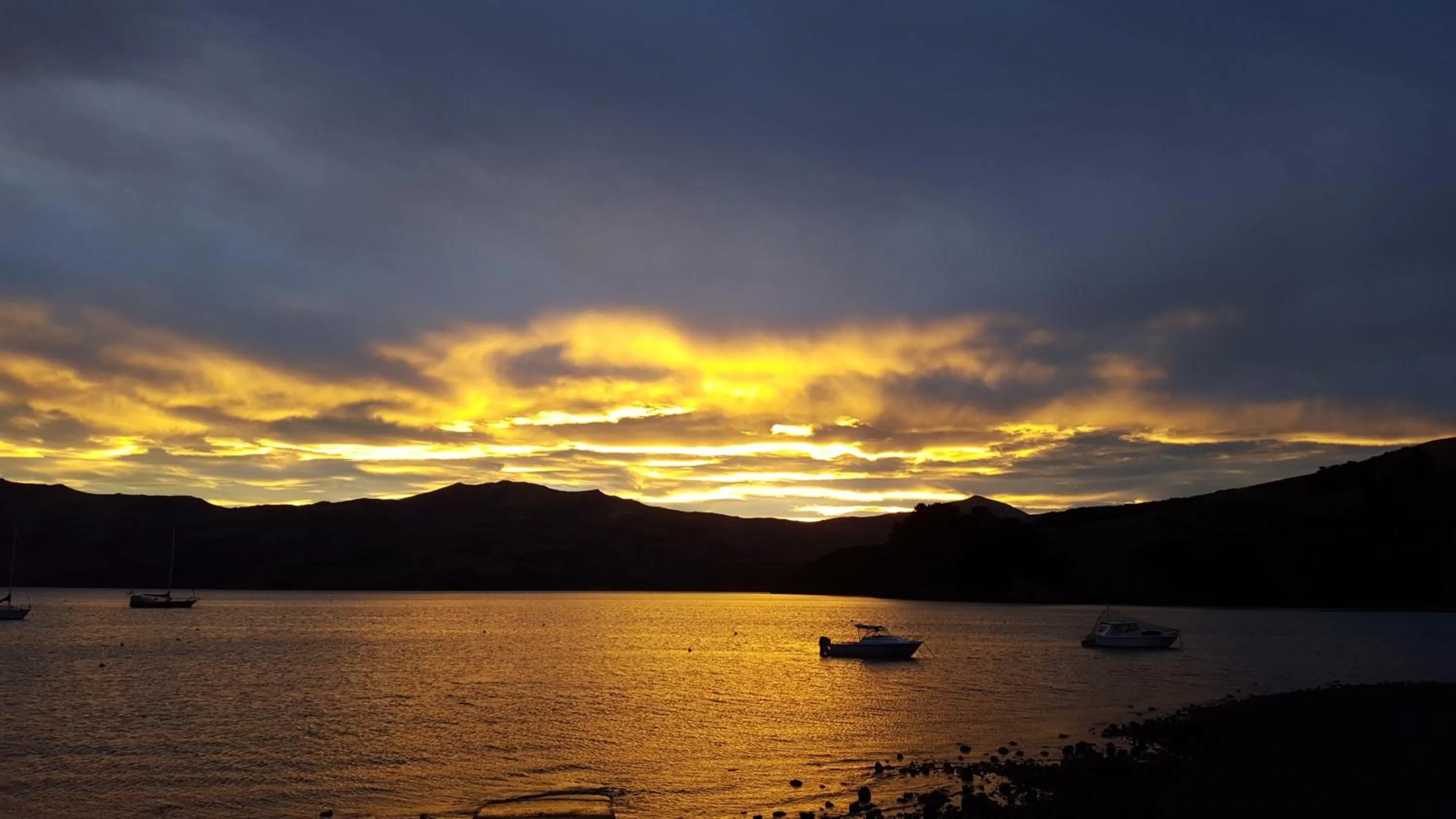 Natural landscape in Akaroa Waterfront Motels
