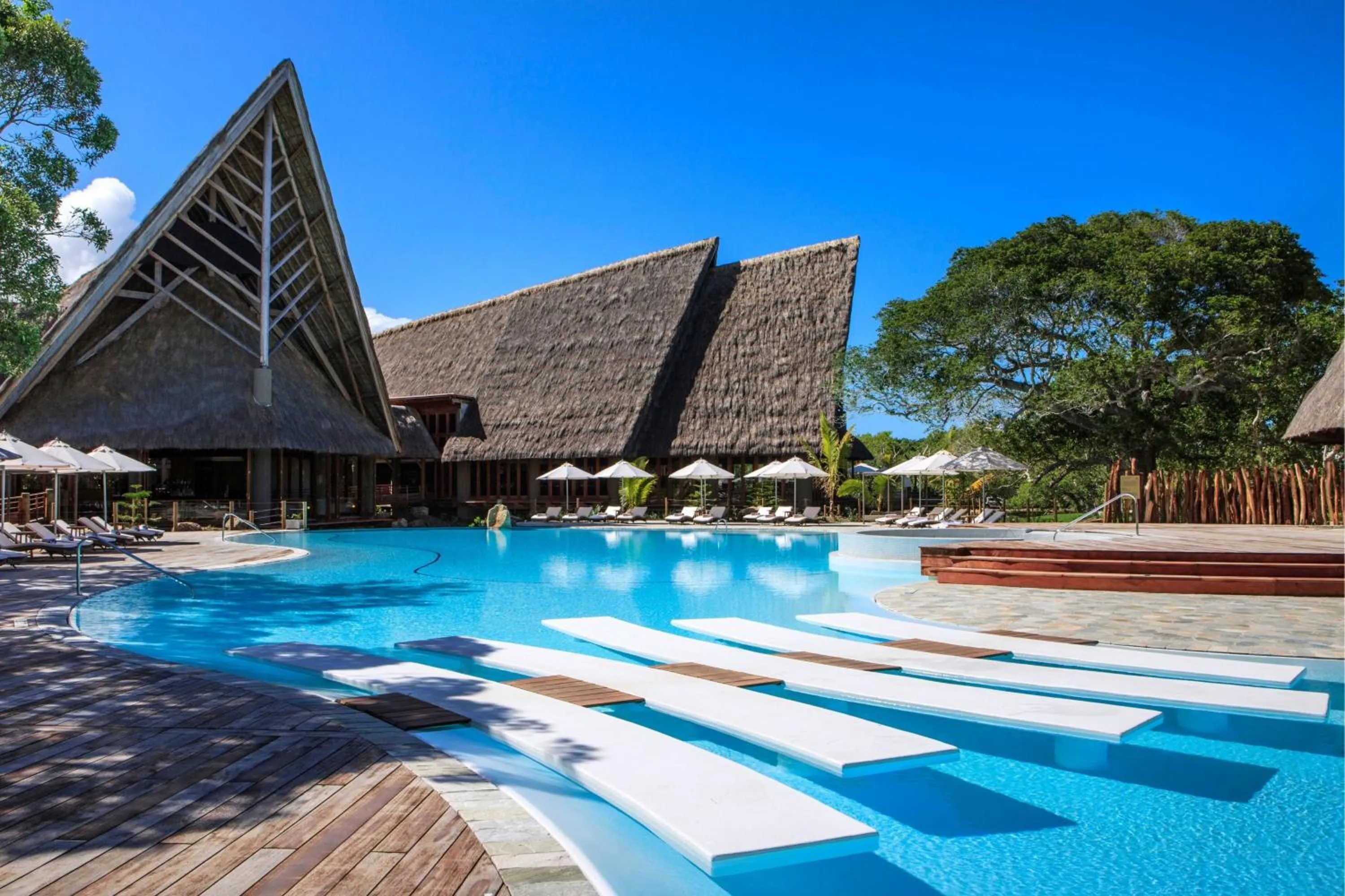 Swimming pool in Sheraton New Caledonia Deva Spa & Golf Resort