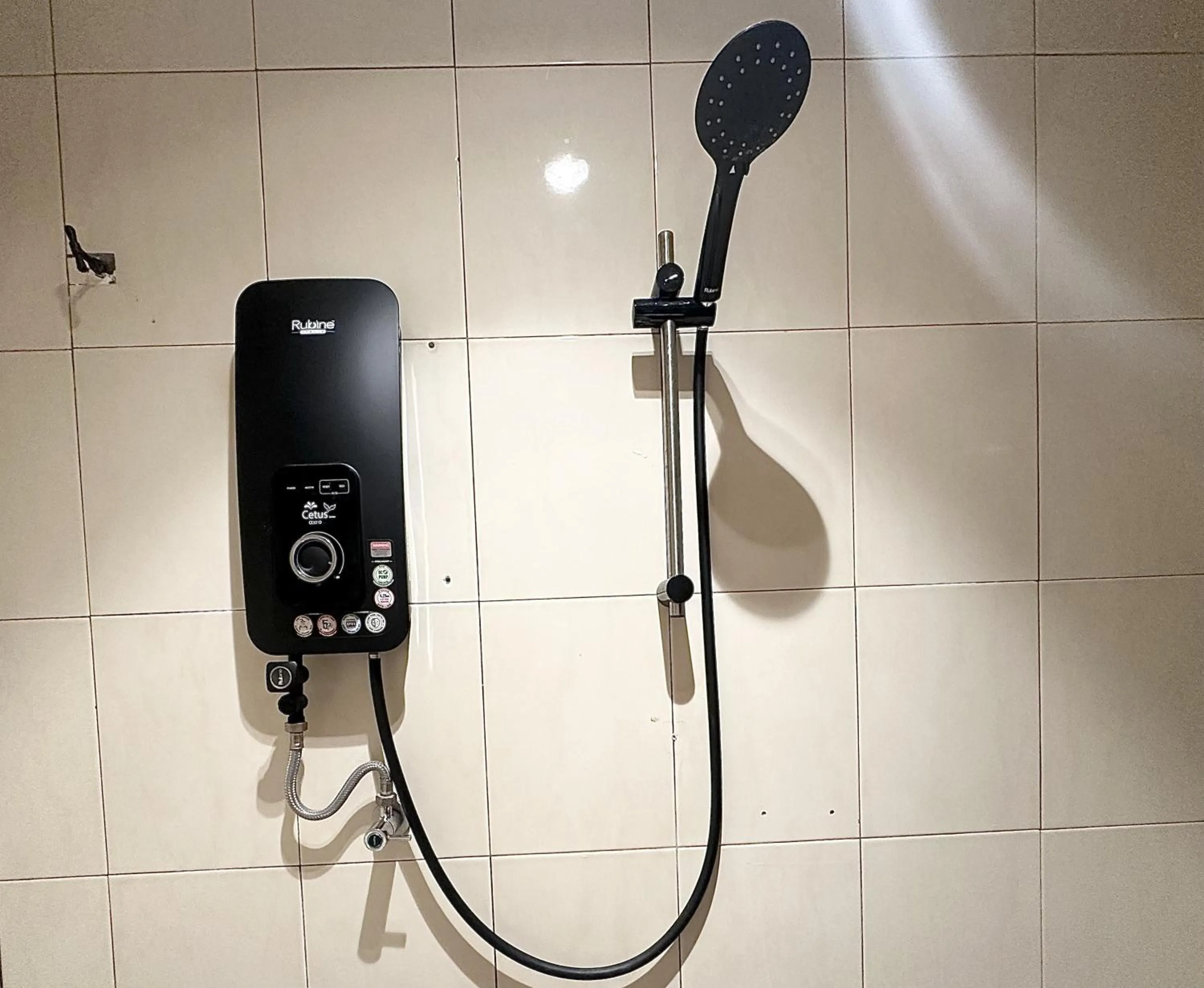 Shower in # Hashtag Hotel - Self Check in