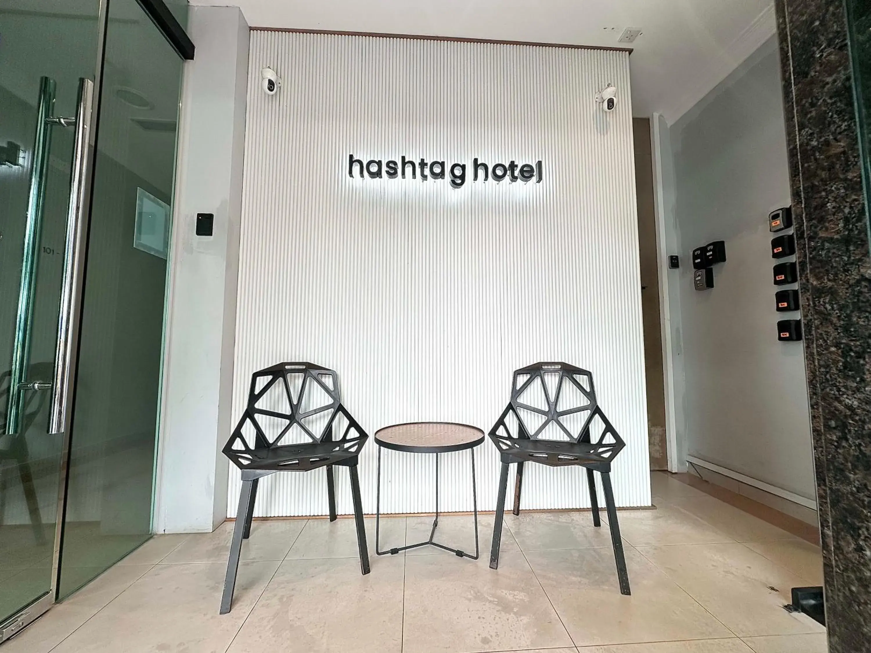Facade/entrance in # Hashtag Hotel - Self Check in Facade/entrance in # Hashtag Hotel - Self Check in