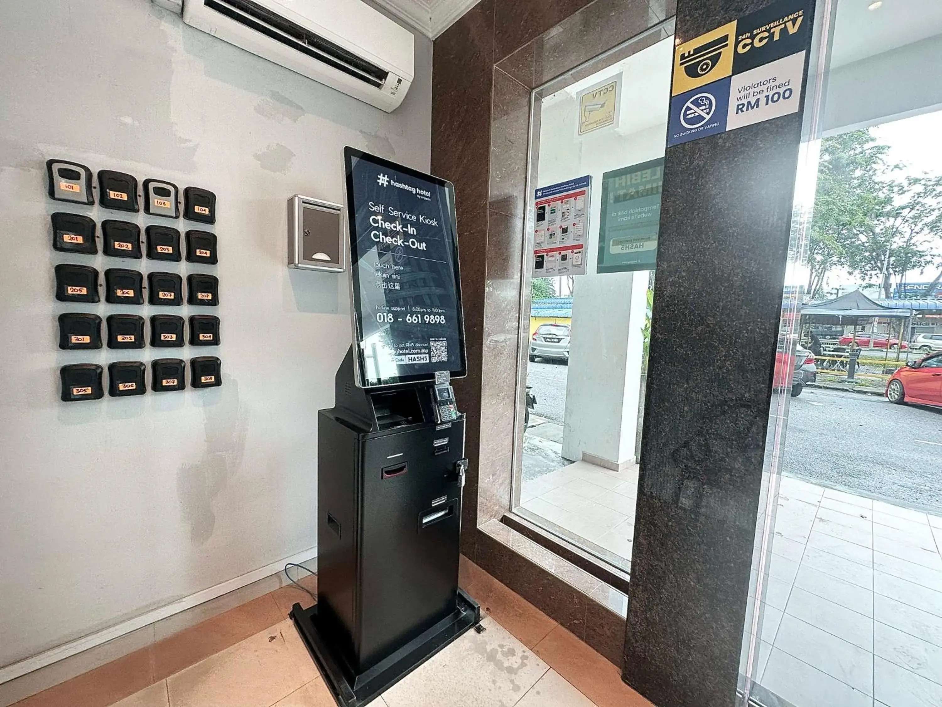 Facade/entrance in # Hashtag Hotel - Self Check in Facade/entrance in # Hashtag Hotel - Self Check in