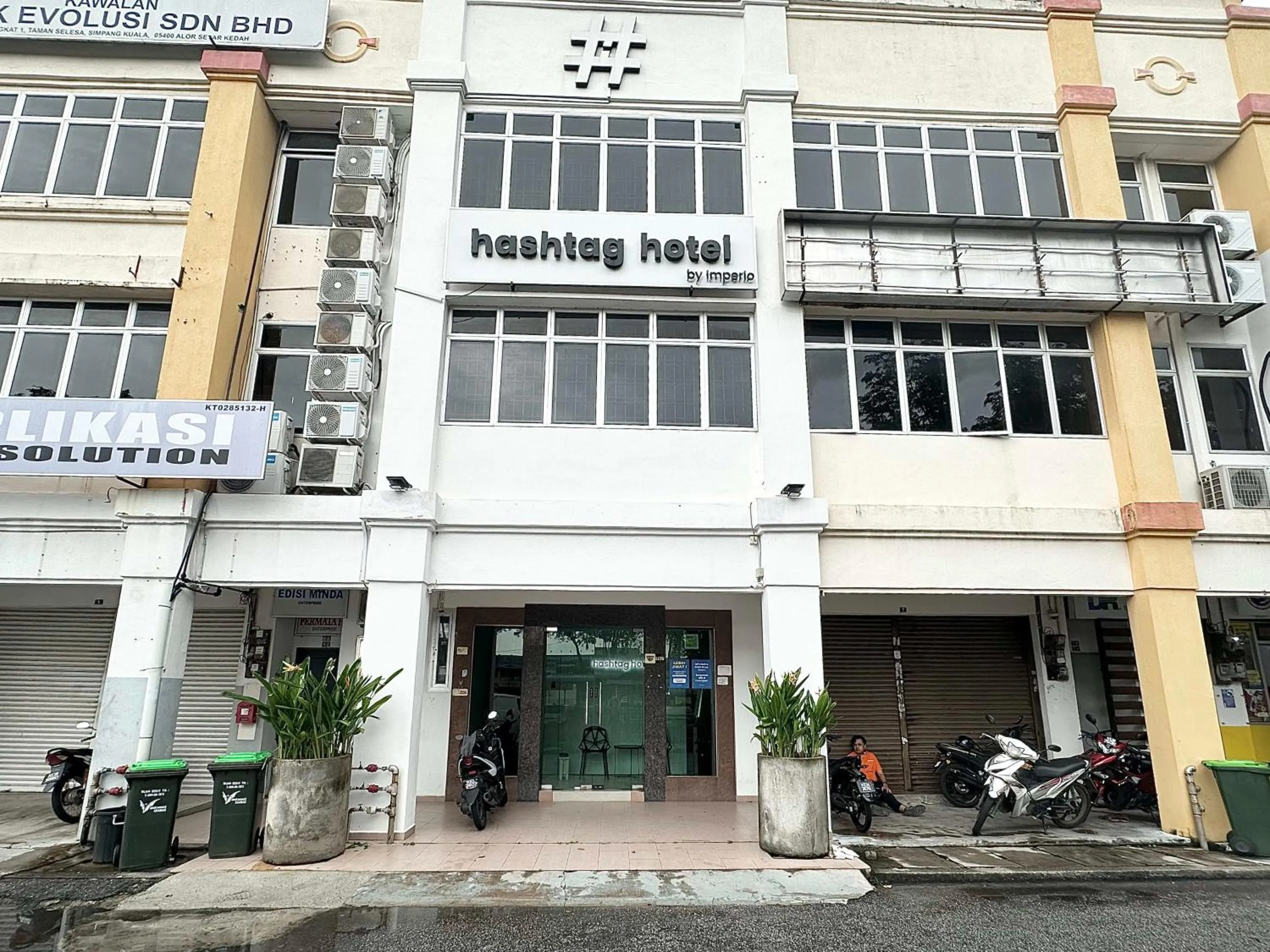 Property building in # Hashtag Hotel - Self Check in