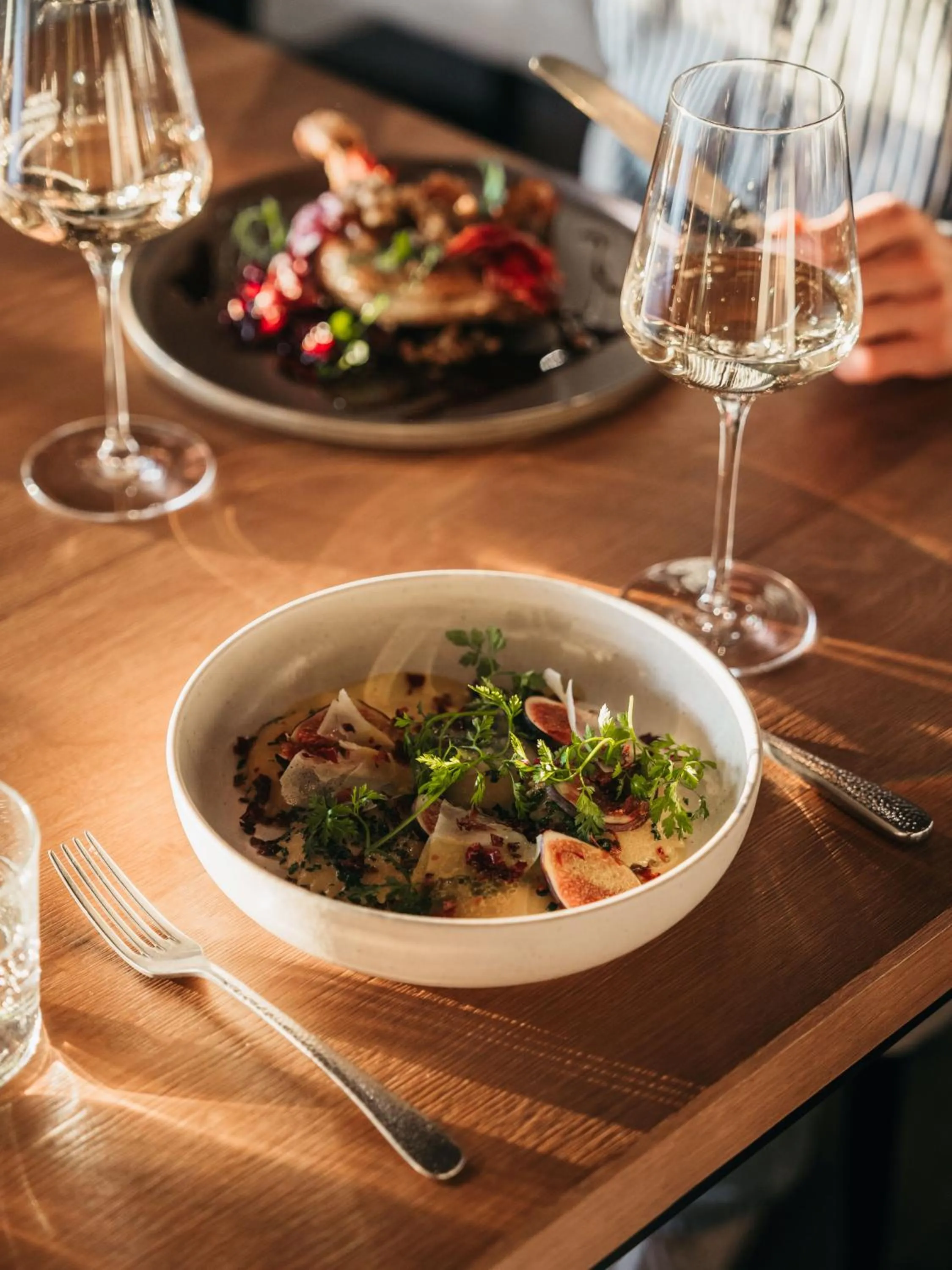 Dinner in Haven Mountain Retreat