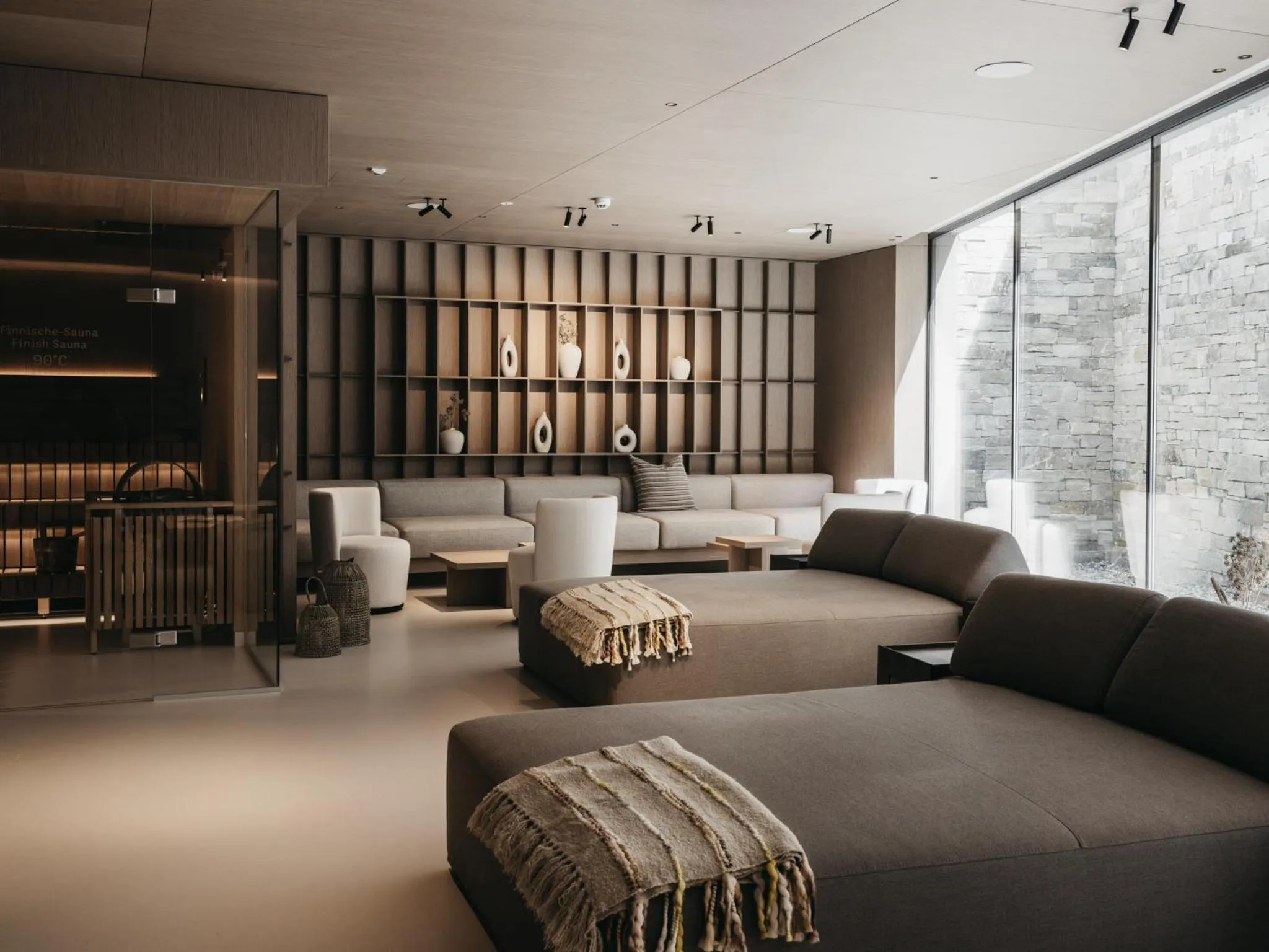 Sauna in Haven Mountain Retreat