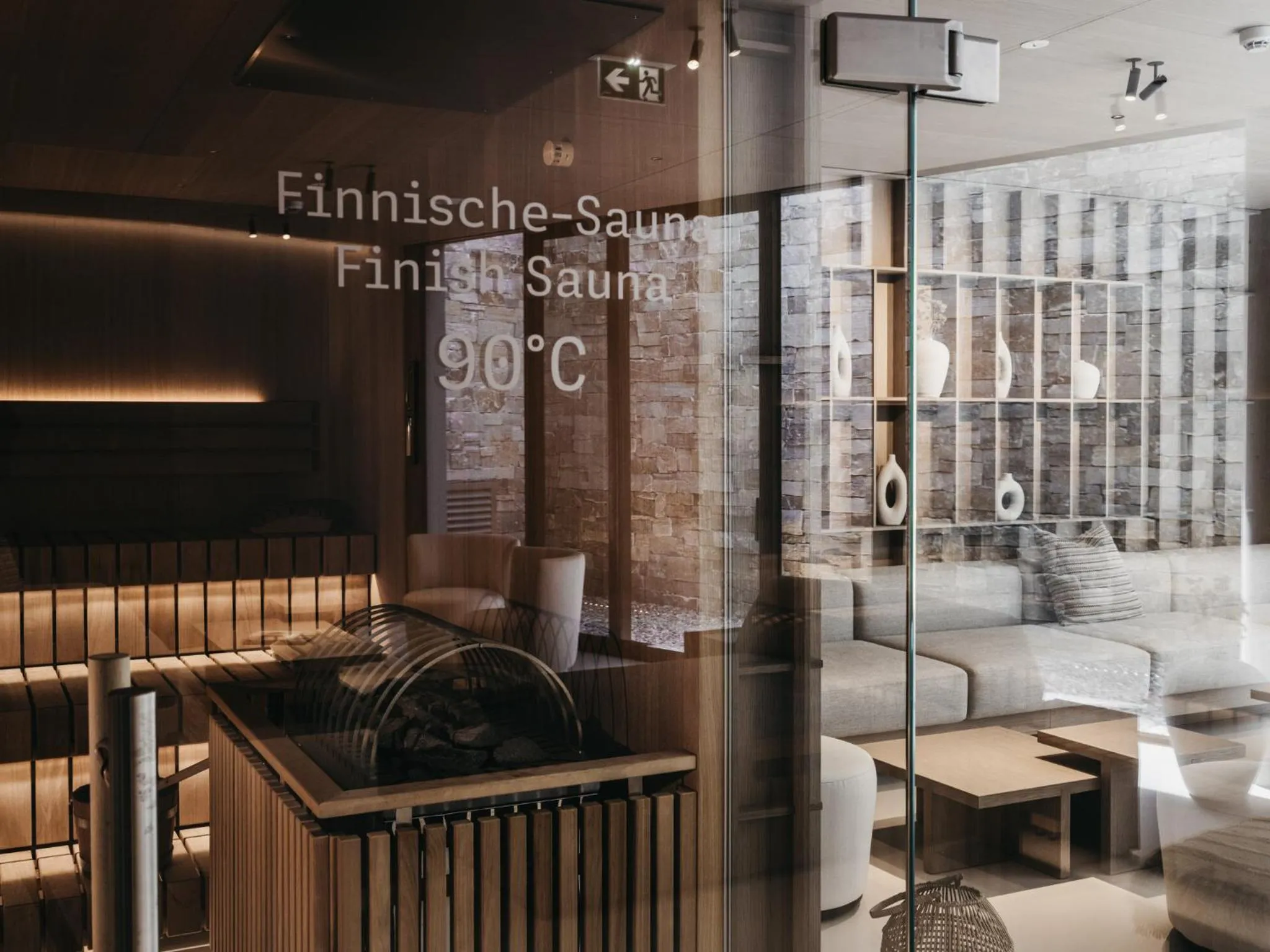 Sauna in Haven Mountain Retreat