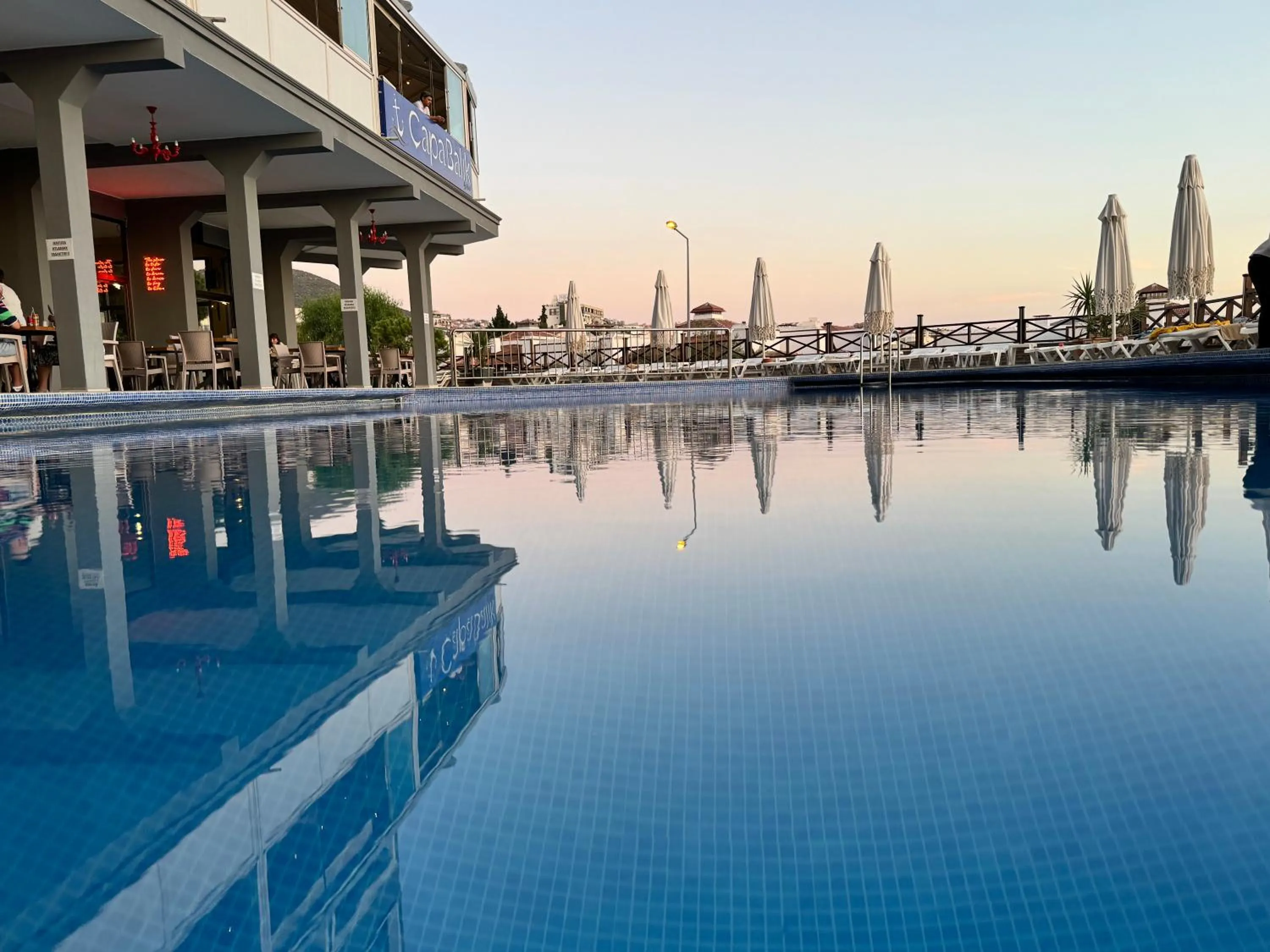 Pool view in Suhan Seaport Hotel
