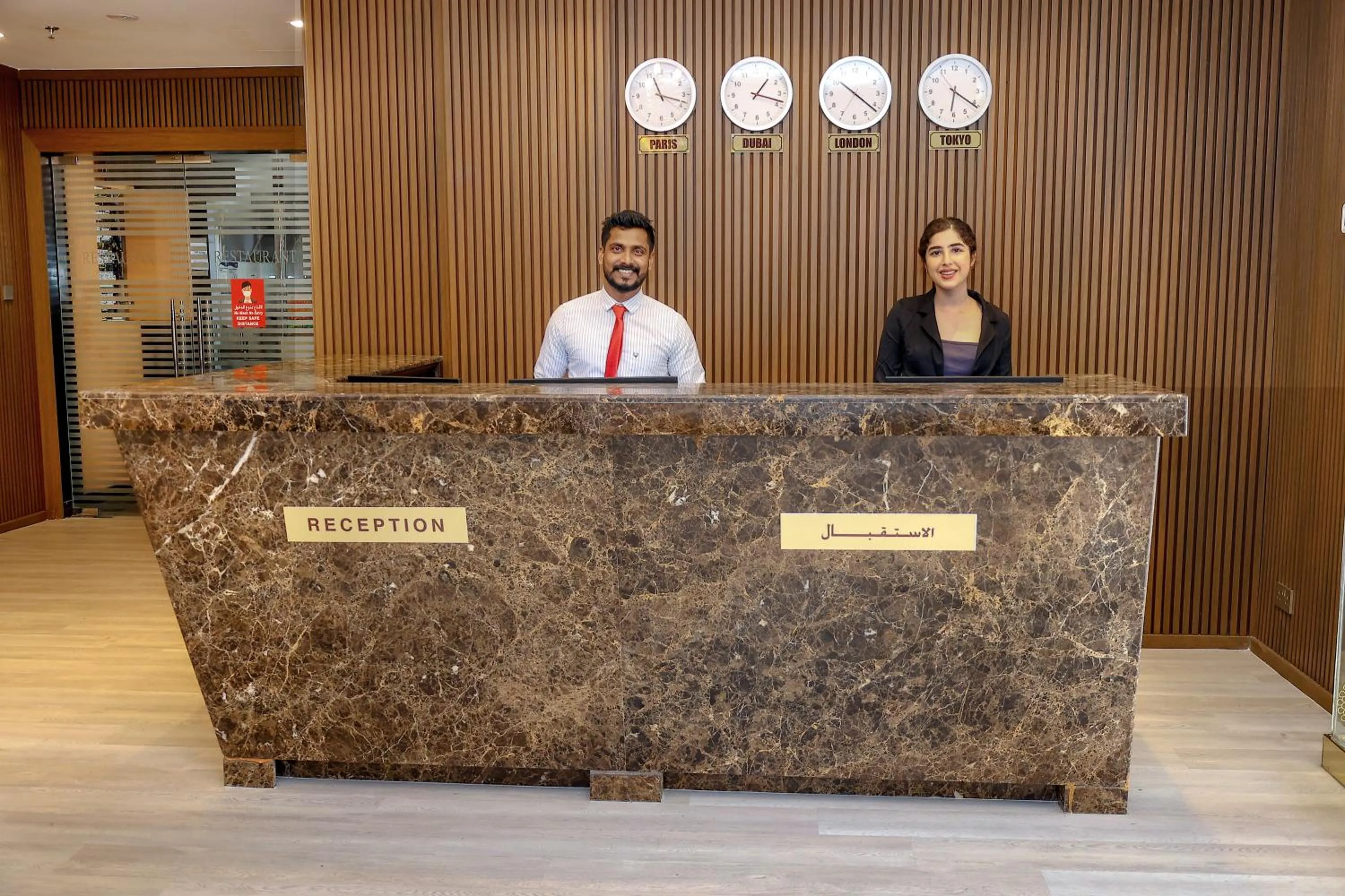 Staff in Grand Marino Hotel