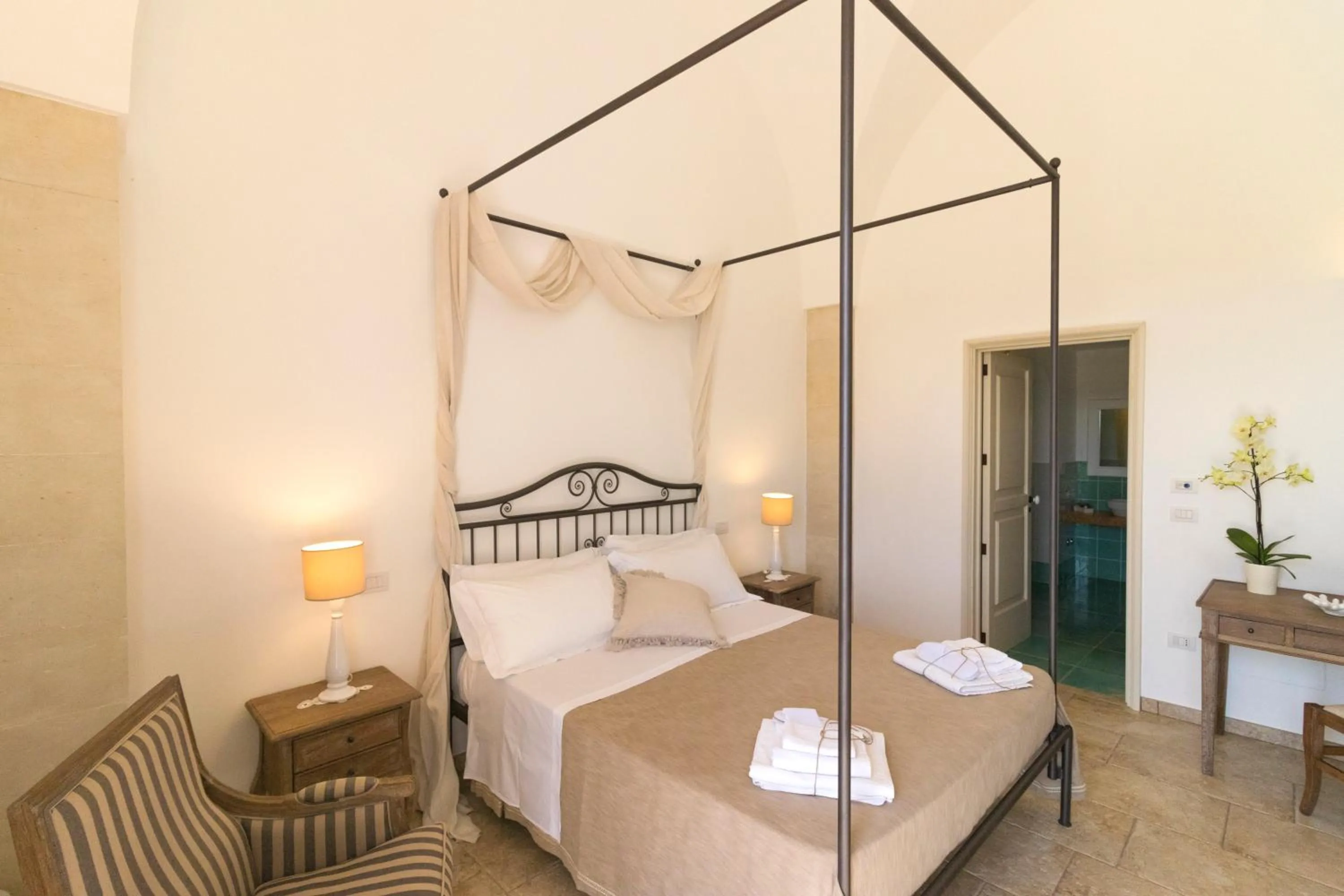 Bedroom, Bed in Casina Bardoscia