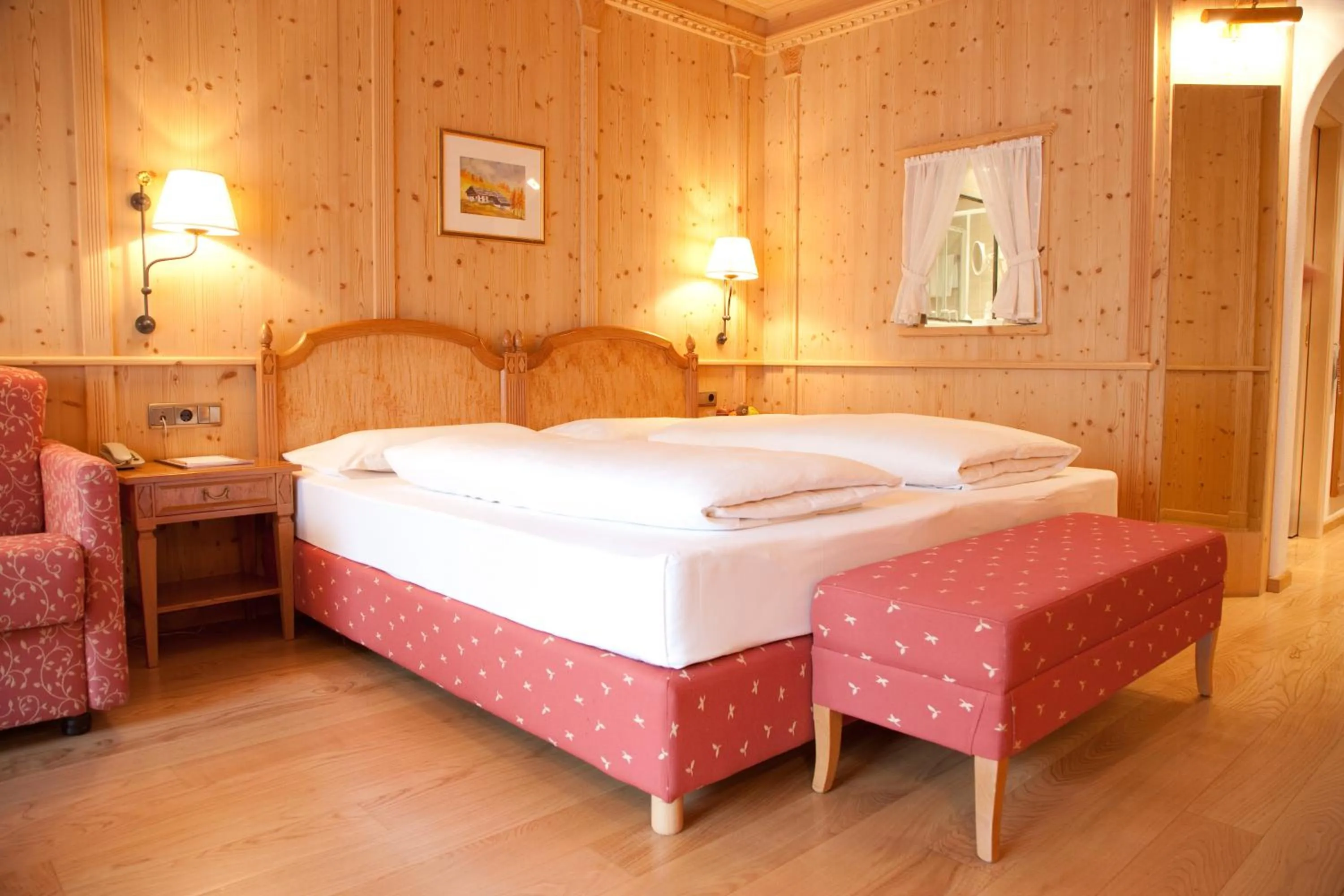 Bed in Hotel Grüner Baum