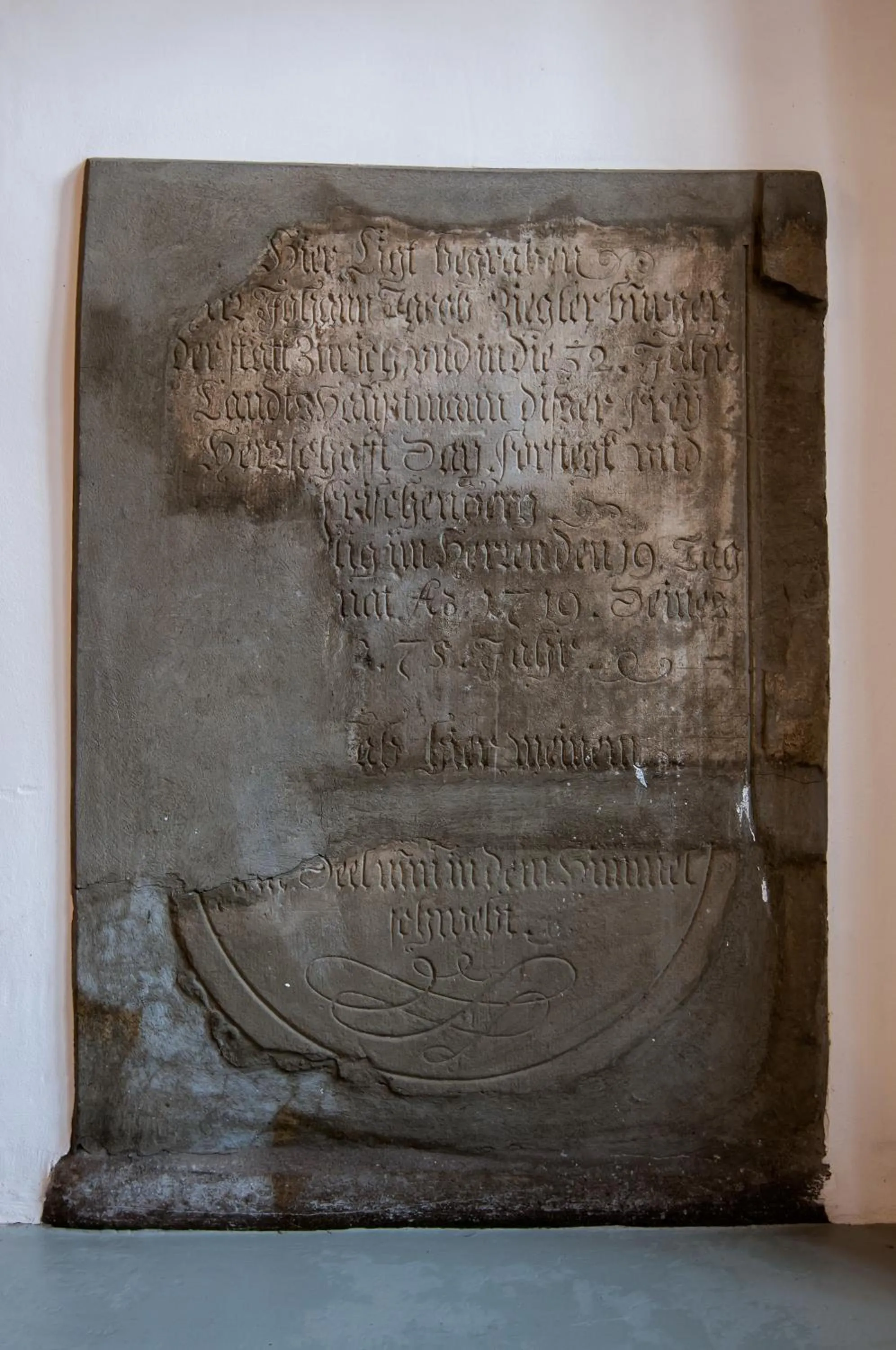 Decorative detail in Hotel Restaurant Schlössli Sax