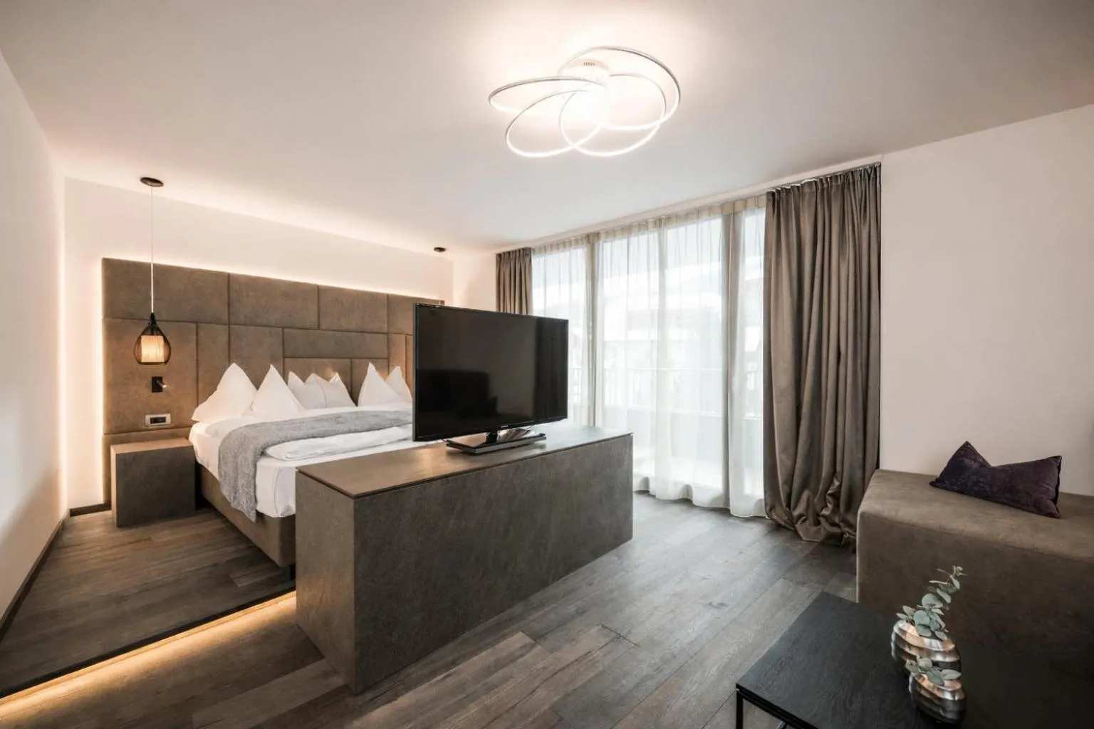 Bed in Alpinhotel Keil