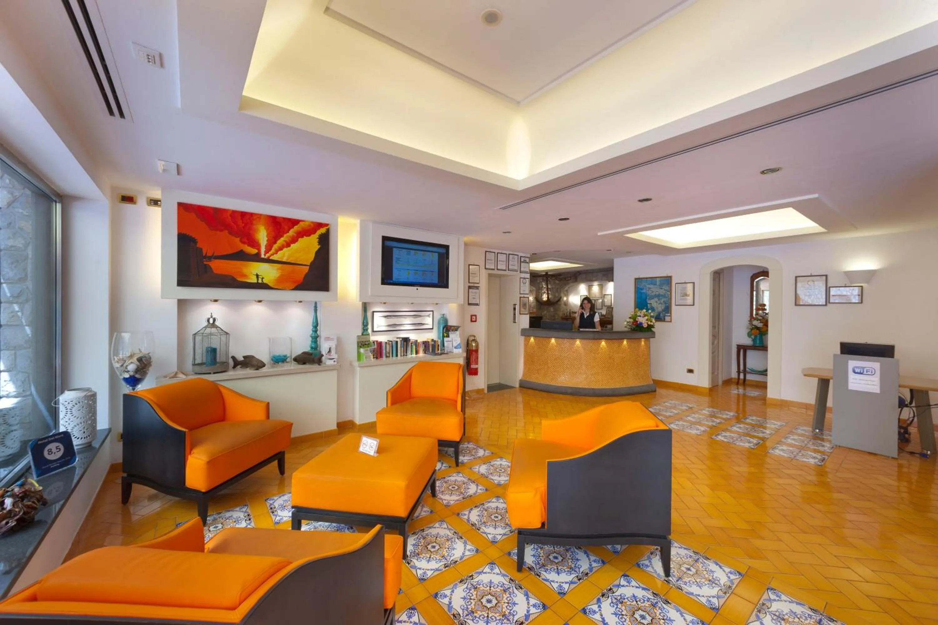 Lobby or reception in Hotel Del Mare