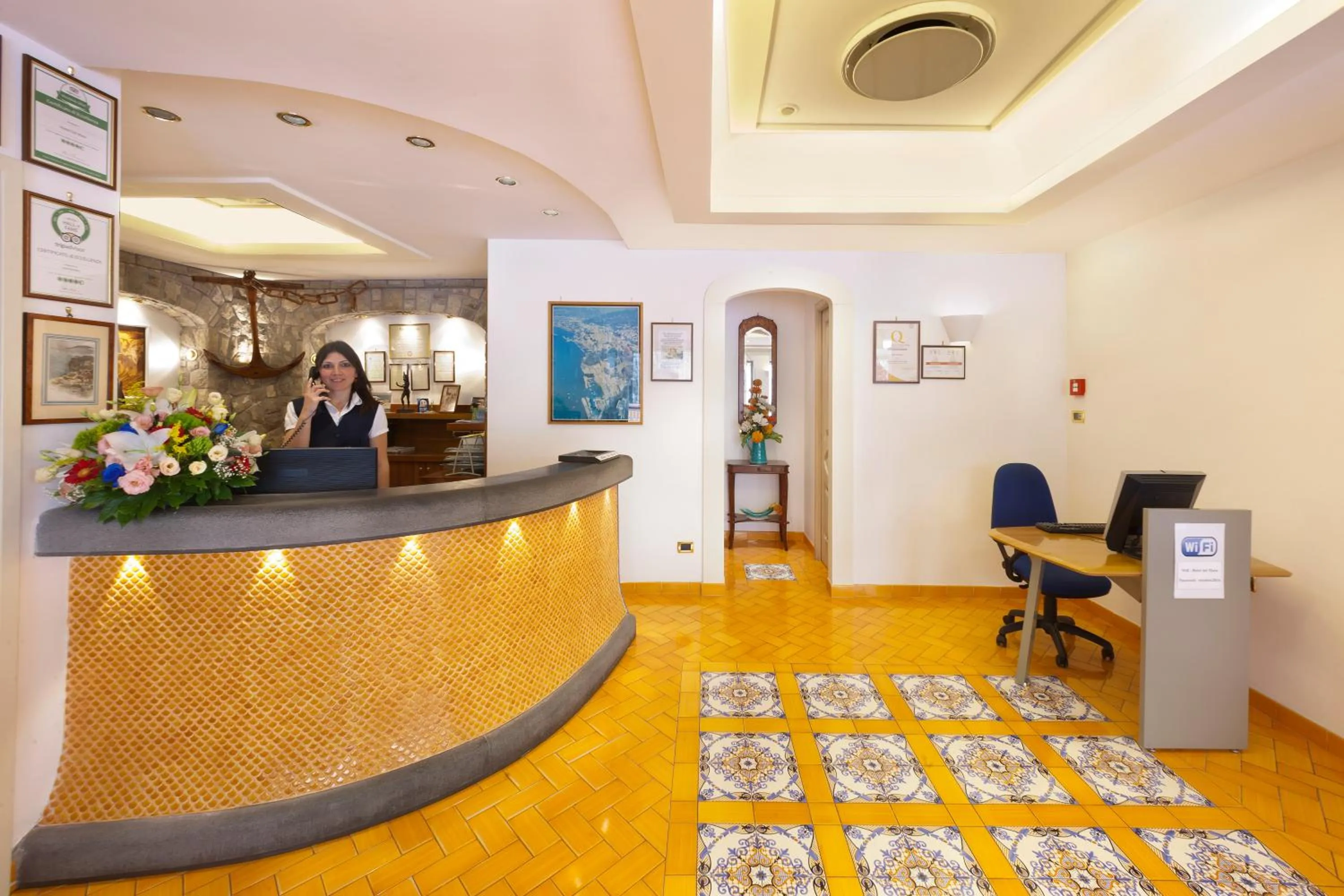 Lobby or reception in Hotel Del Mare