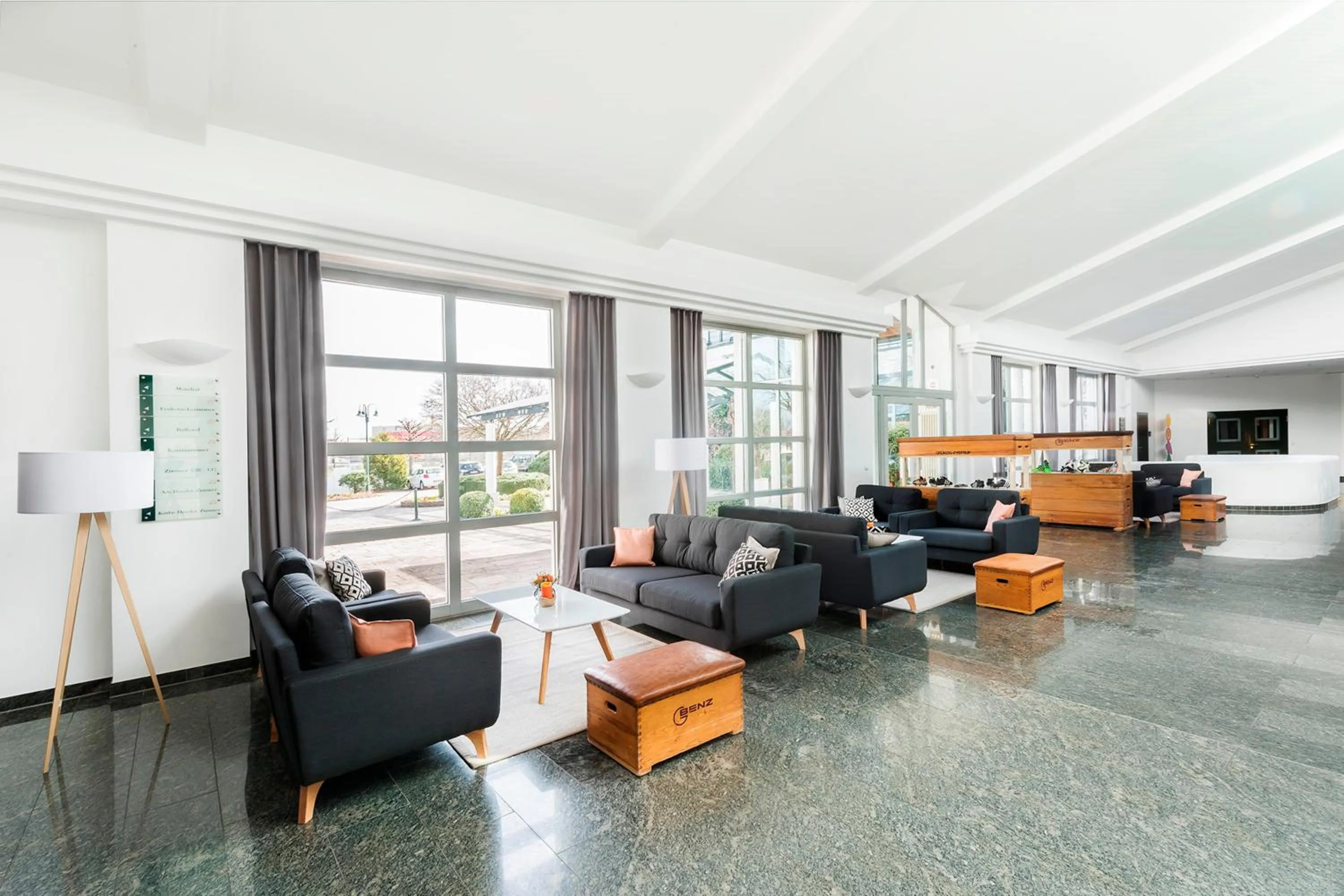 Lobby or reception in HerzogsPark Apartments mit oder ohne Küche