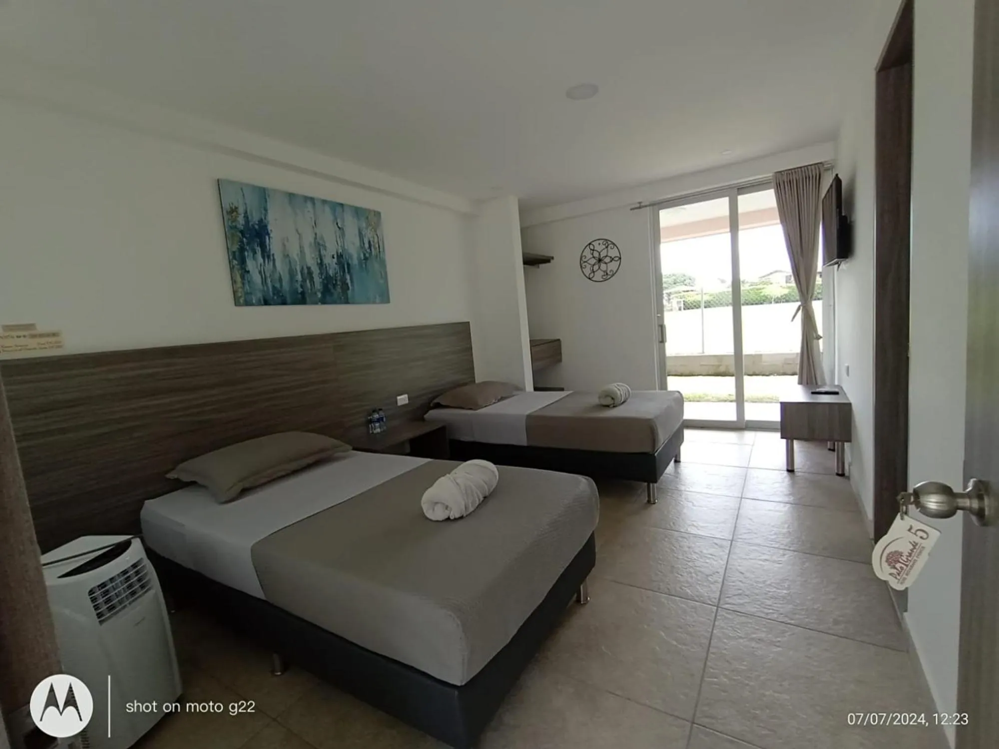 TV and multimedia, Bed in Hotel Palo Grande CF Pereira