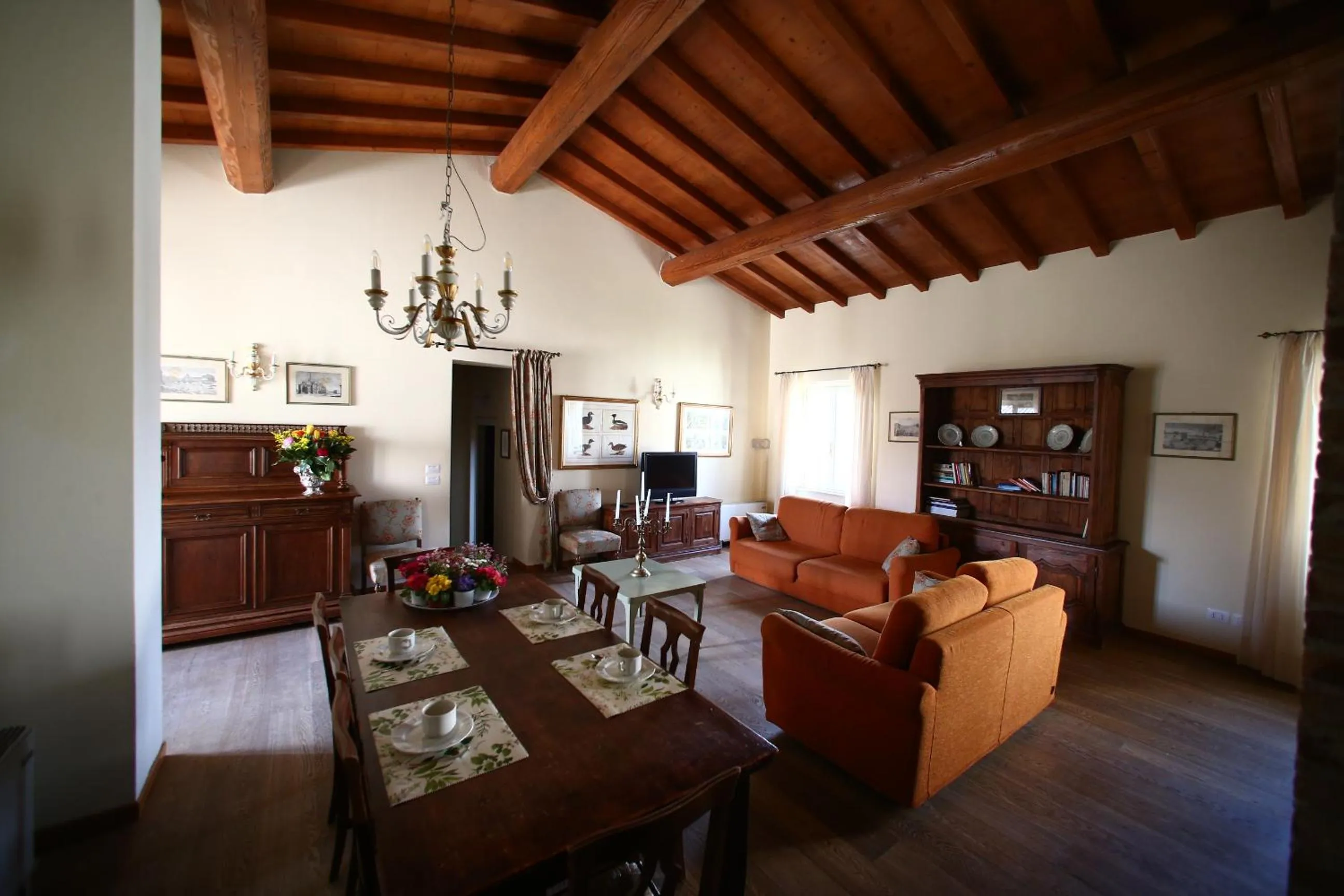 Living room in Apartments Relais Corte Paradiso