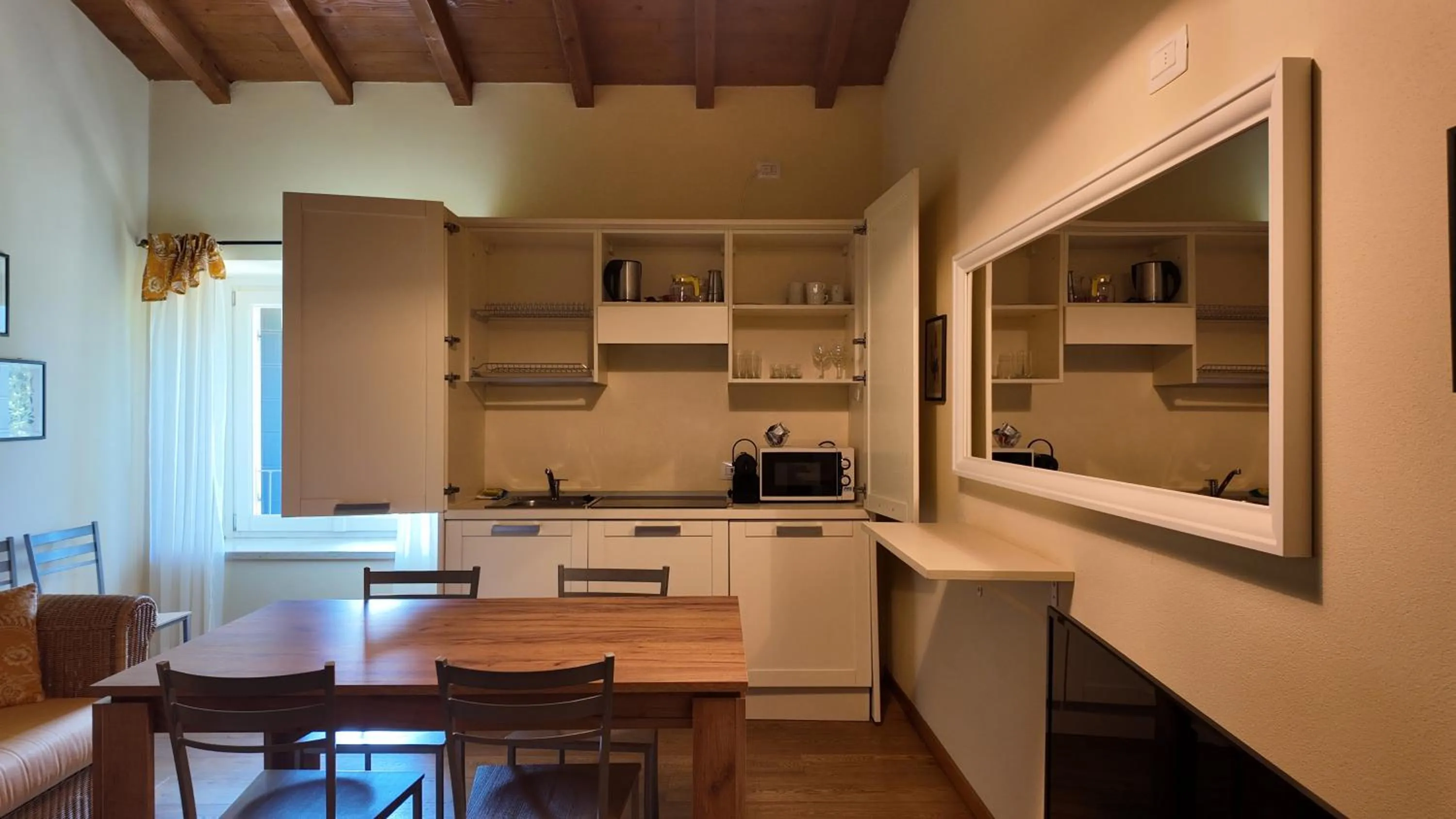 Kitchen or kitchenette in Apartments Relais Corte Paradiso
