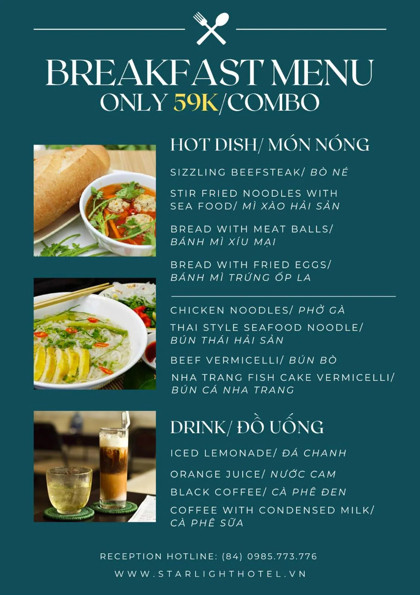 Restaurant/places to eat in StarLight Nha Trang