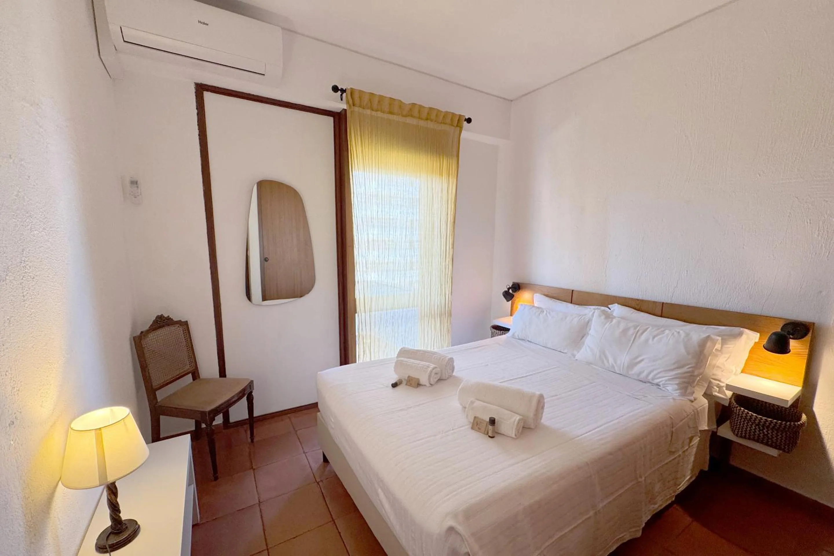 Bed in Apartment on the beach by amcf