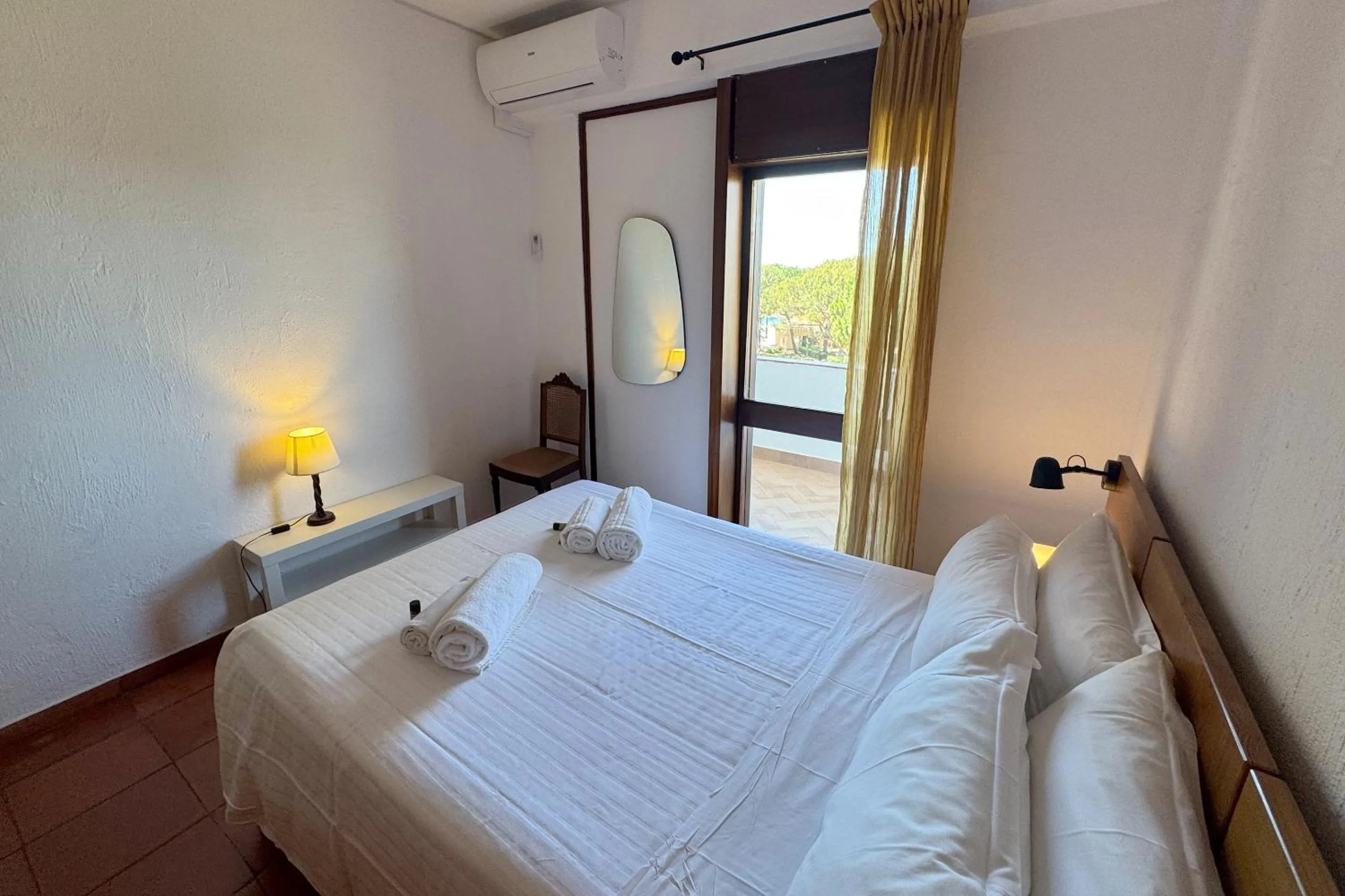Bed in Apartment on the beach by amcf