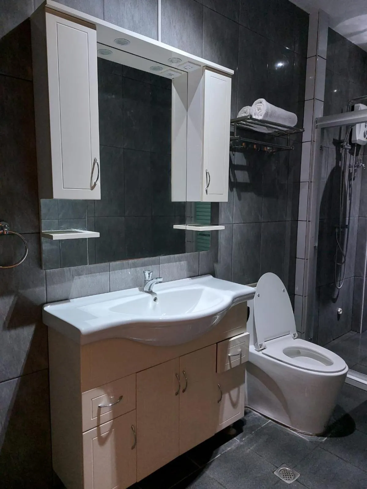 Shower in Bonsai Jacuzzi Suites