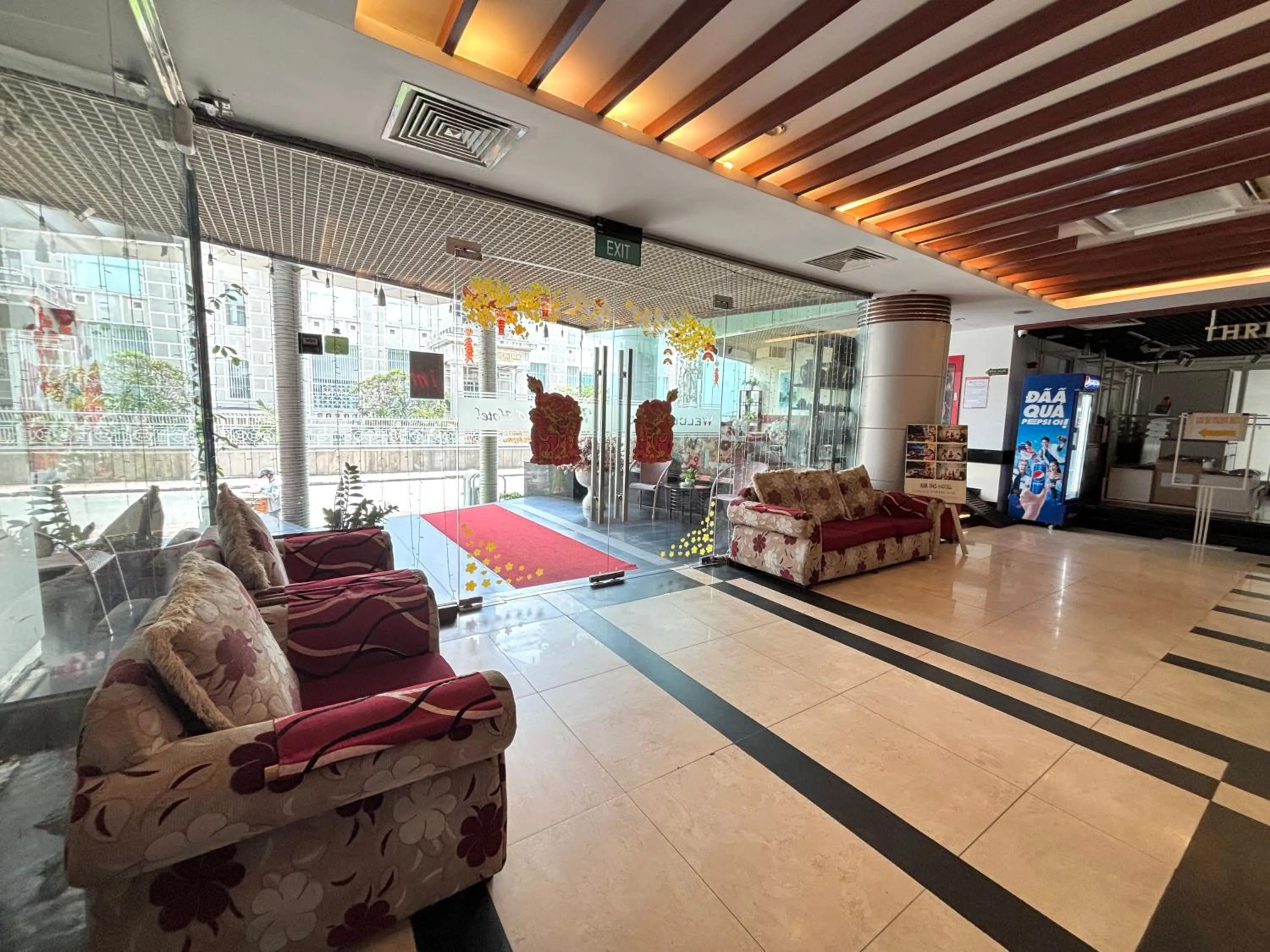 Lobby or reception in Kim Tho Hotel