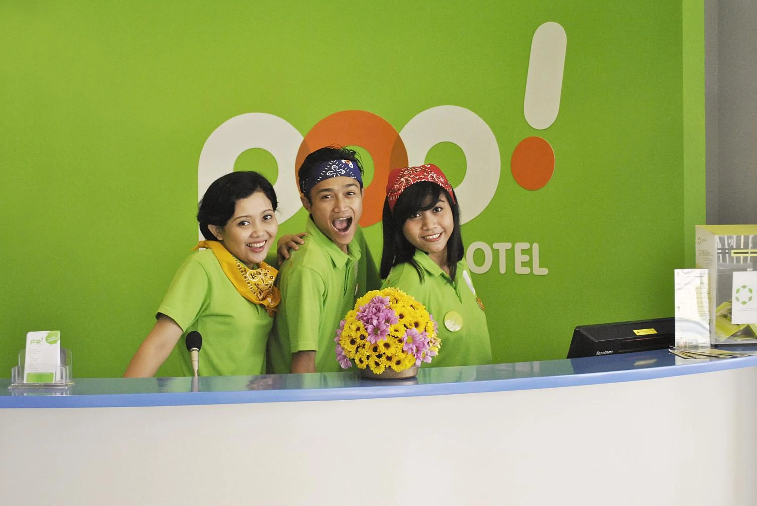 Lobby or reception in POP! Hotel Kemang Jakarta
