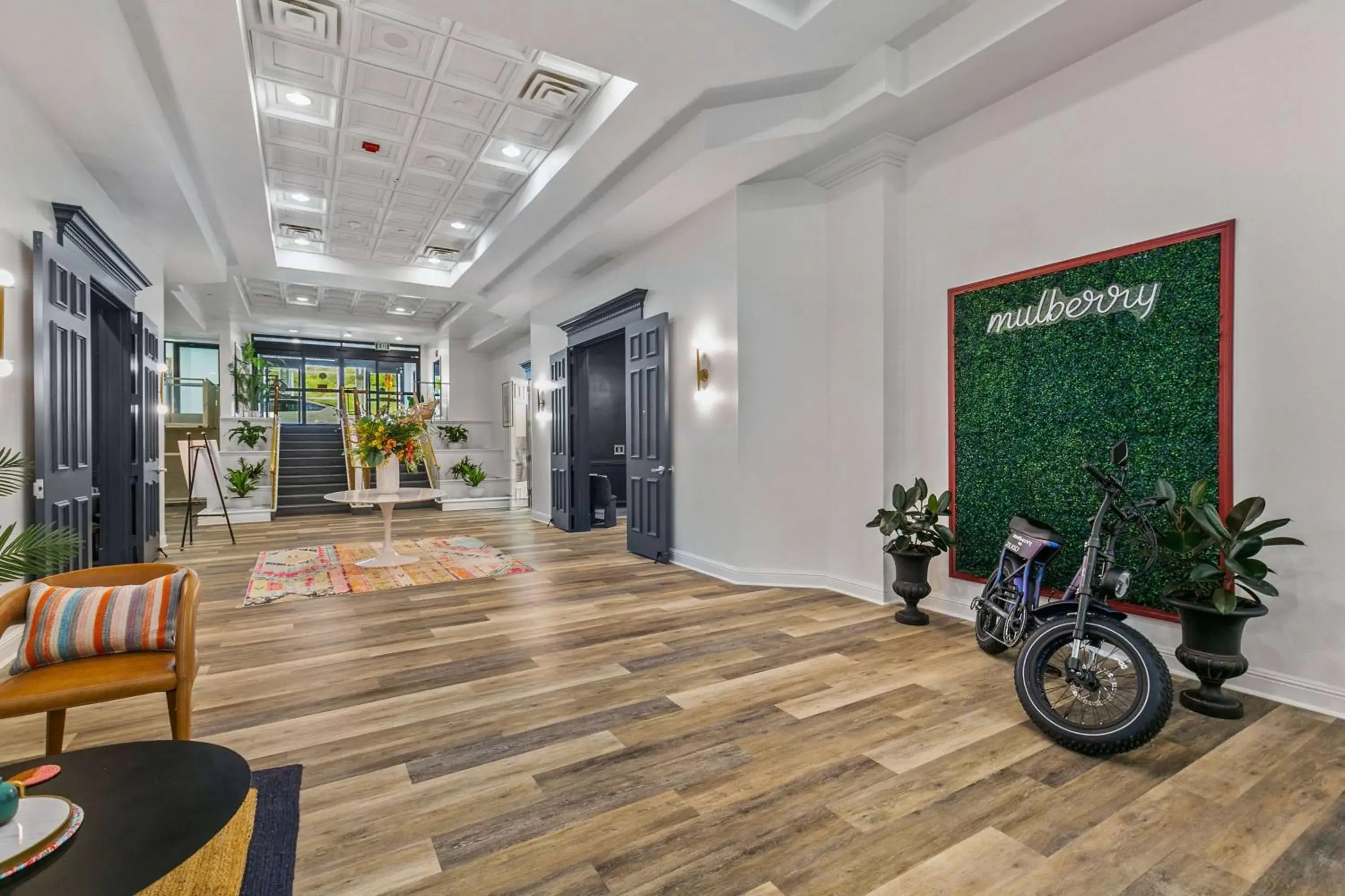 Lobby or reception in Mulberry, a Wyndham Hotel Lobby or reception in Mulberry, a Wyndham Hotel