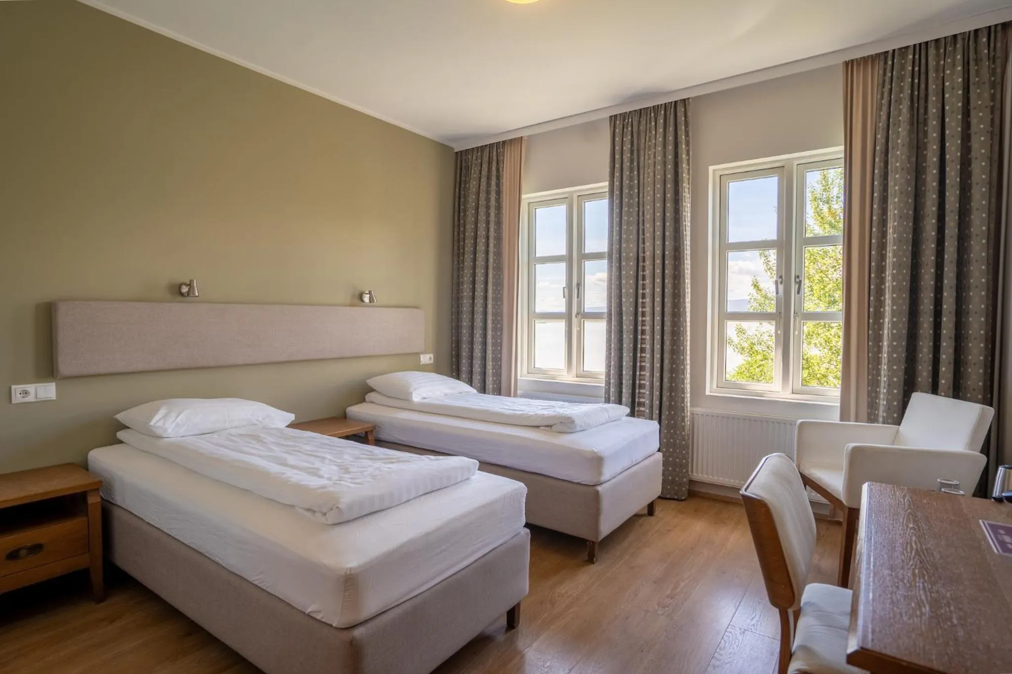 Bedroom, Bed in Gistihúsið - Lake Hotel Egilsstadir