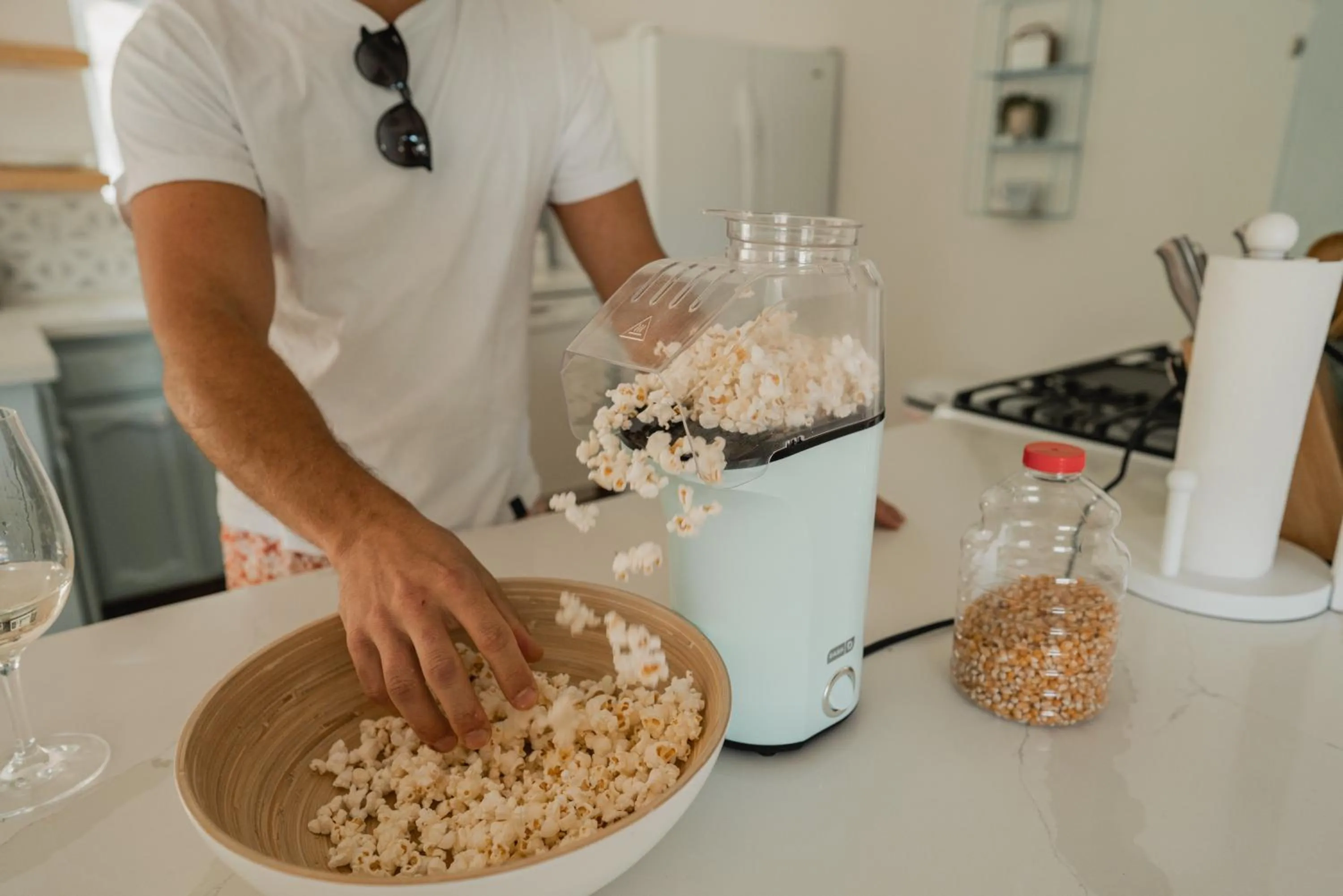 Food in Boho chic oasis by Casa Oso with pool, spa and views