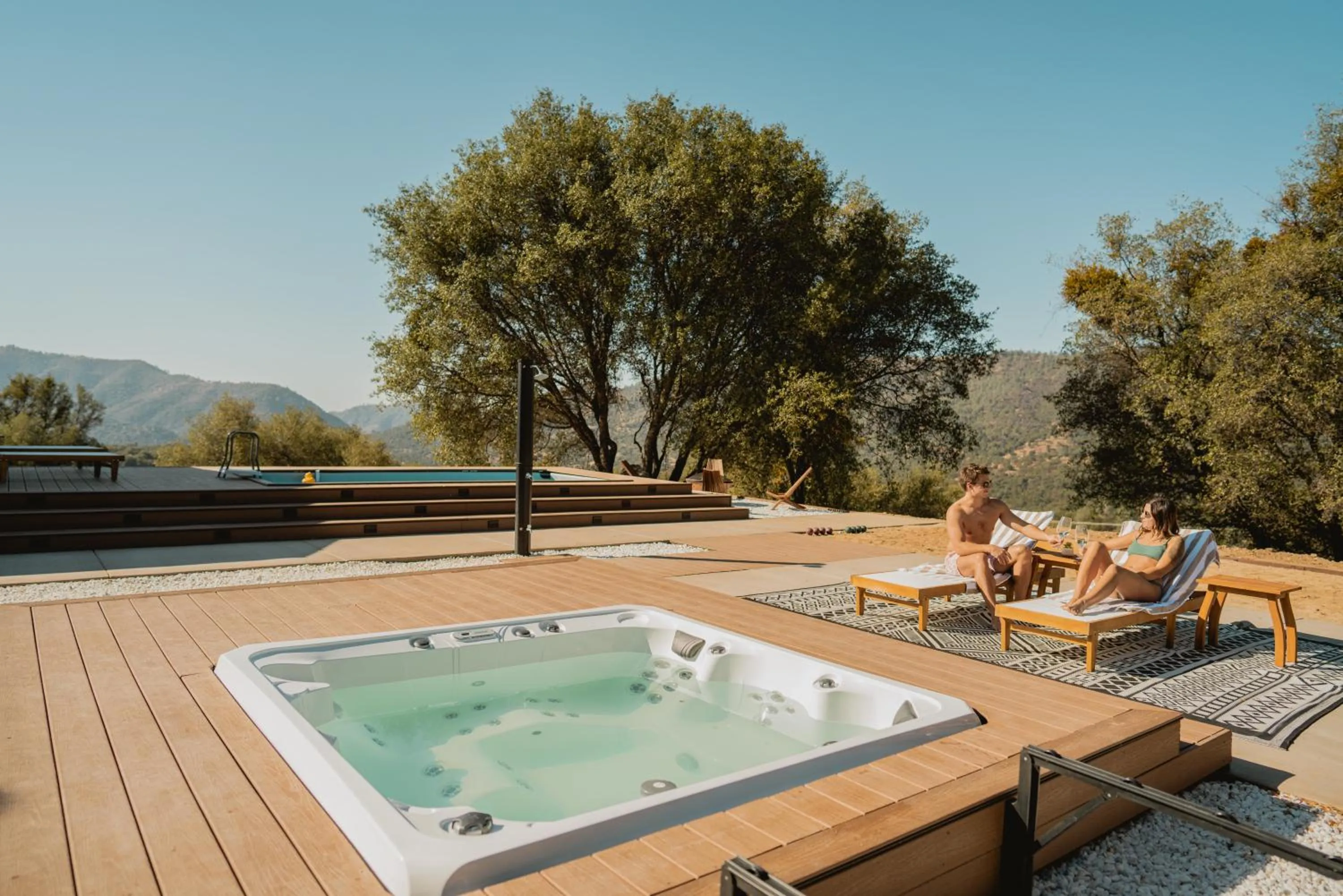 Day in Boho chic oasis by Casa Oso with pool, spa and views