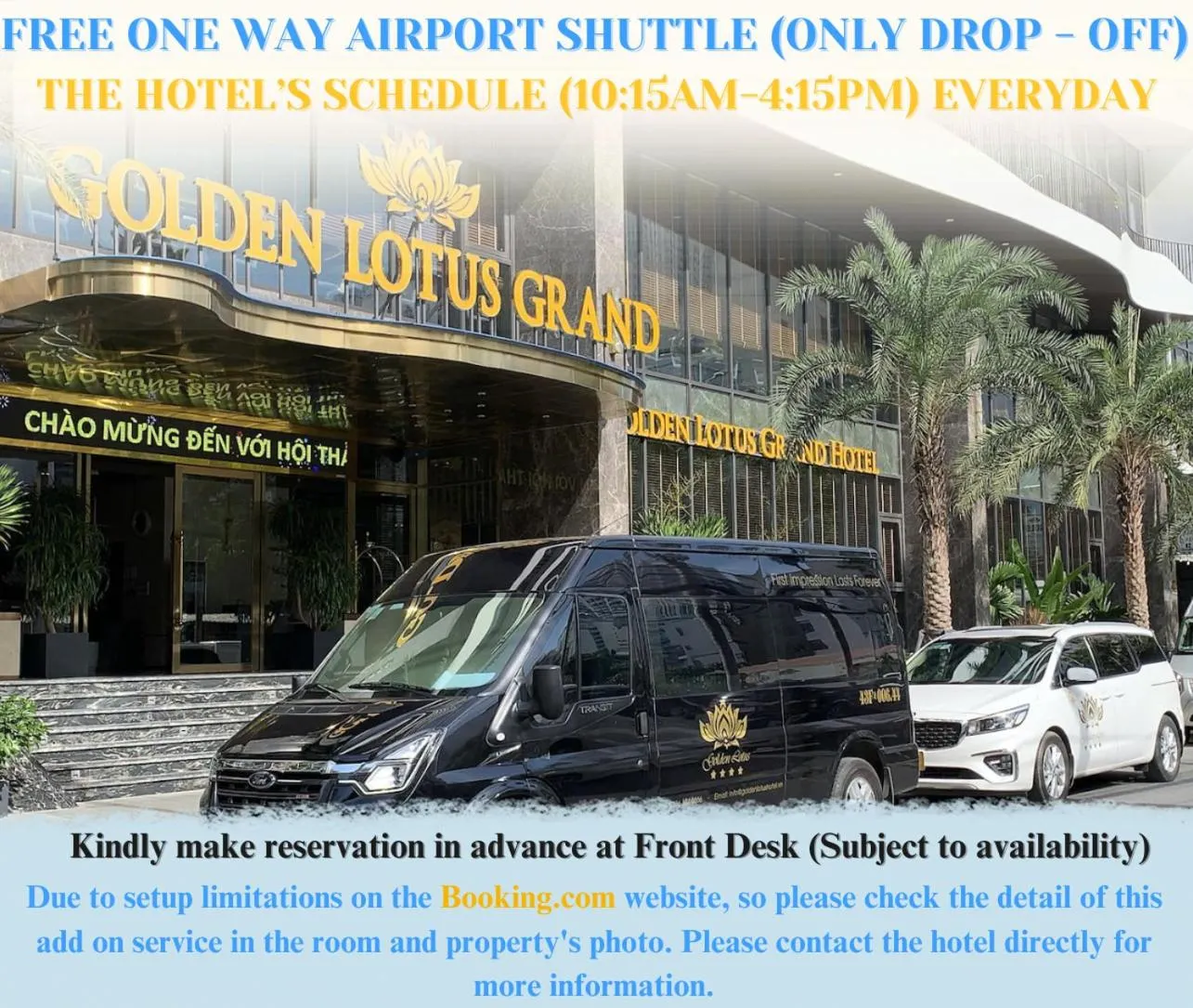 Text overlay in Golden Lotus Grand Da Nang - Panoramic Rooftop Bar & Daily Afternoon Tea